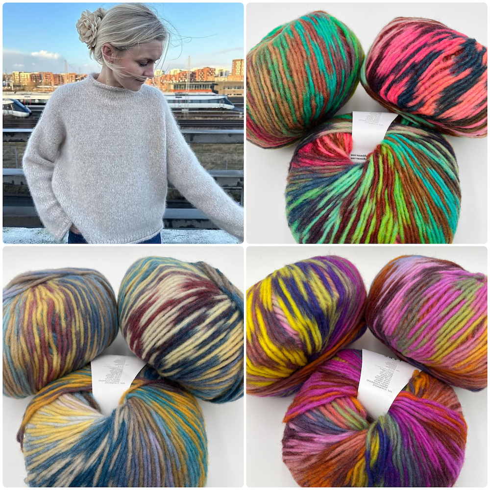 Project ideas with some of the new yarns in the store!