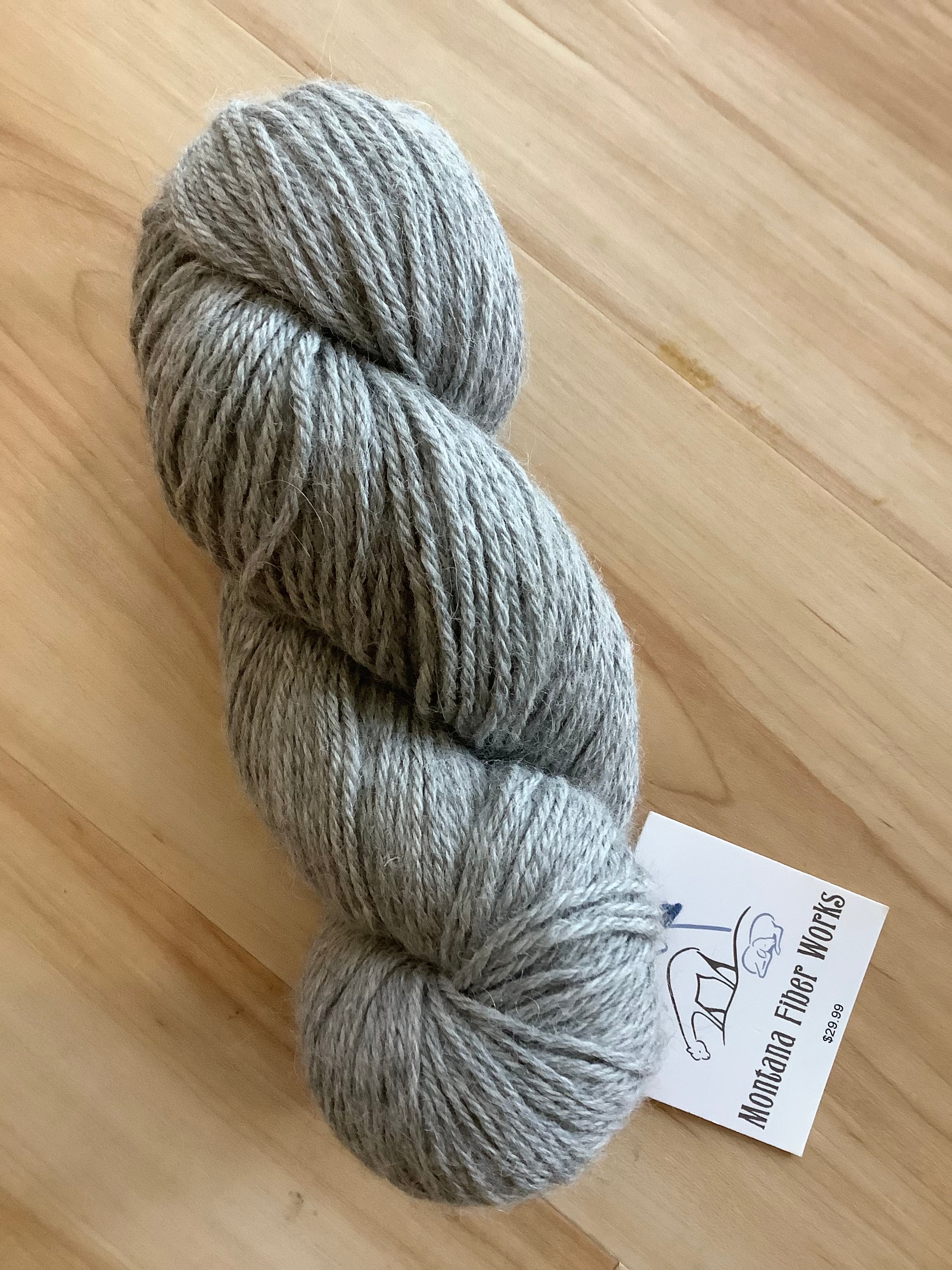 Montana Fiber Works Distinctly Alpaca Color: Winter (Undyed)