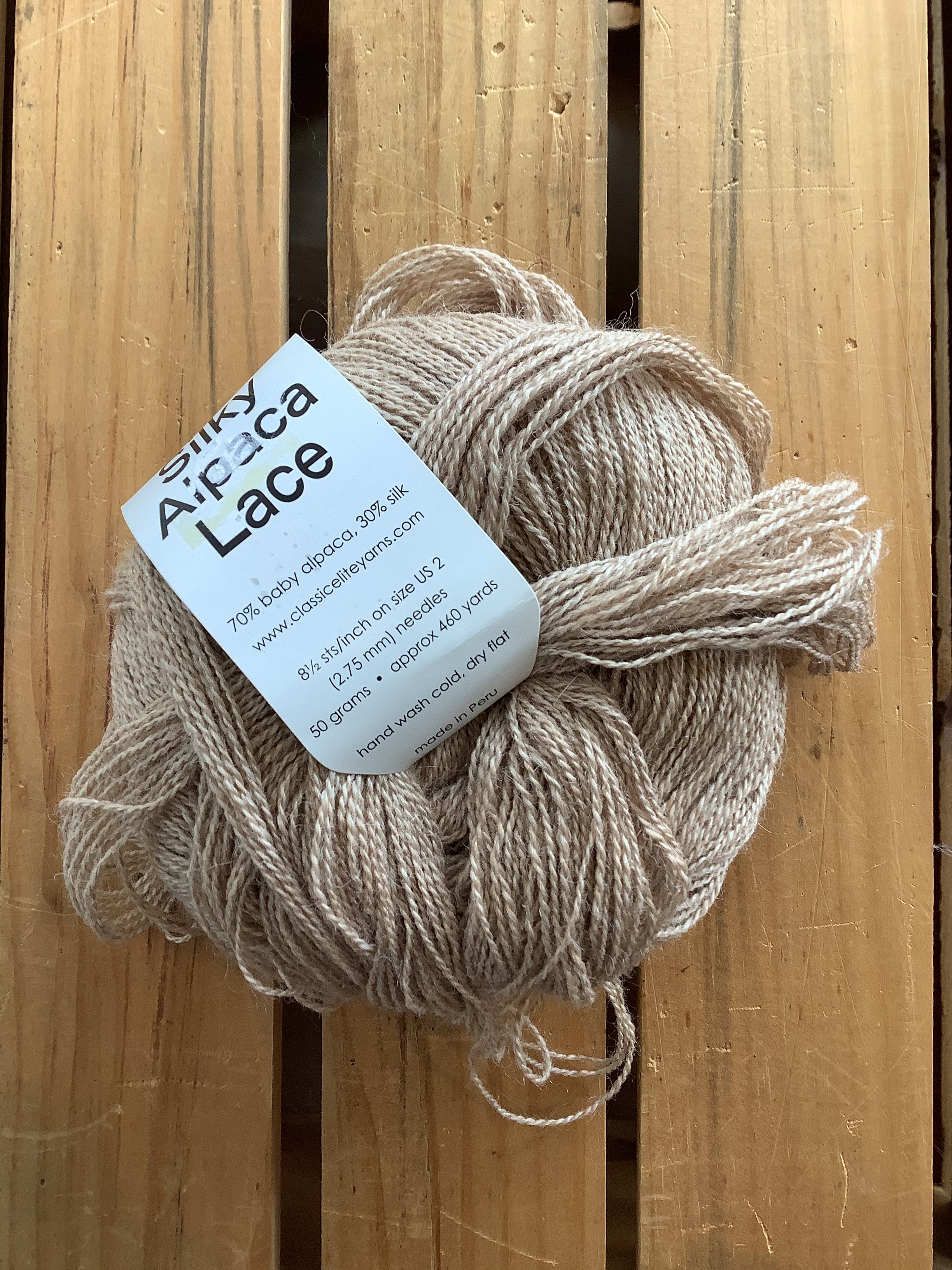 Classic Elite Yarns Silky Alpaca Lace Color: 2406 Lot: 0883