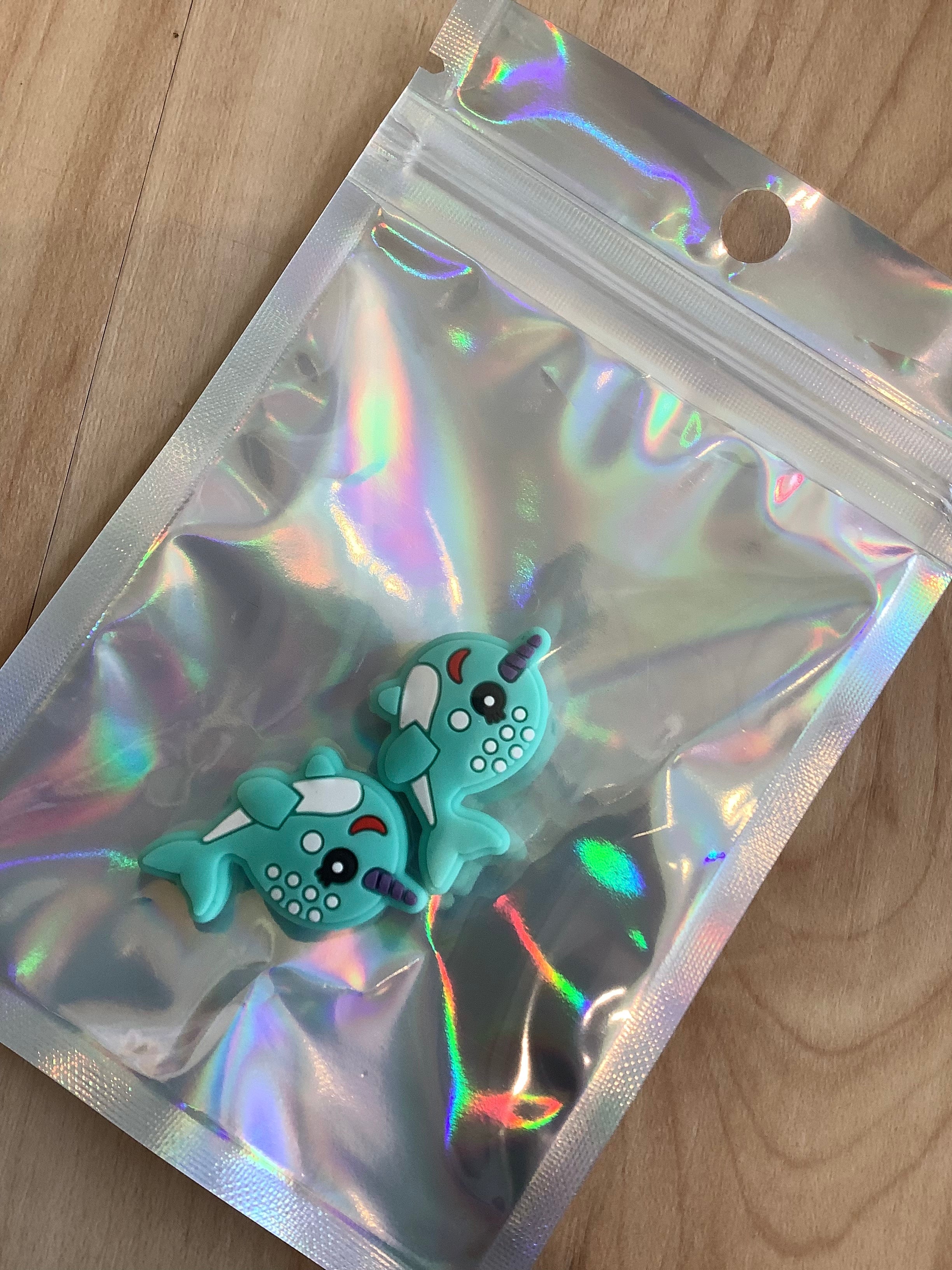 Narwhals Turquoise - Stitch stoppers