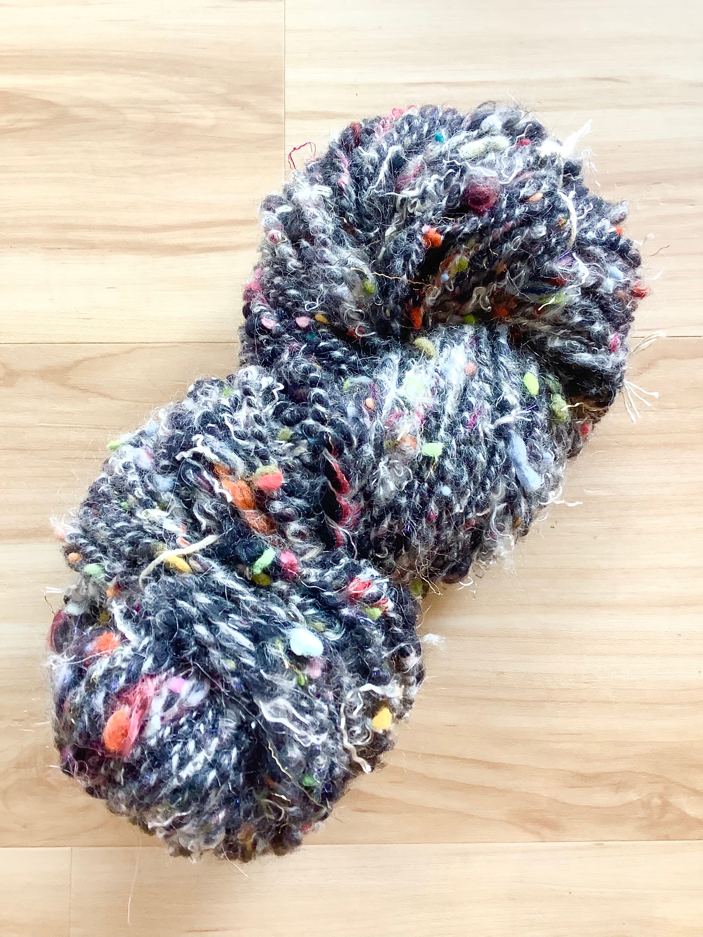 Art Yarn black and sparkle 83 - Cherry Creek Yarns