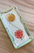 Mustard and Red - Sue Moon Pottery Butter Plate