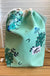 Drawstring Bags by Hot Thommolly - Small Aqua Flowers Bunch