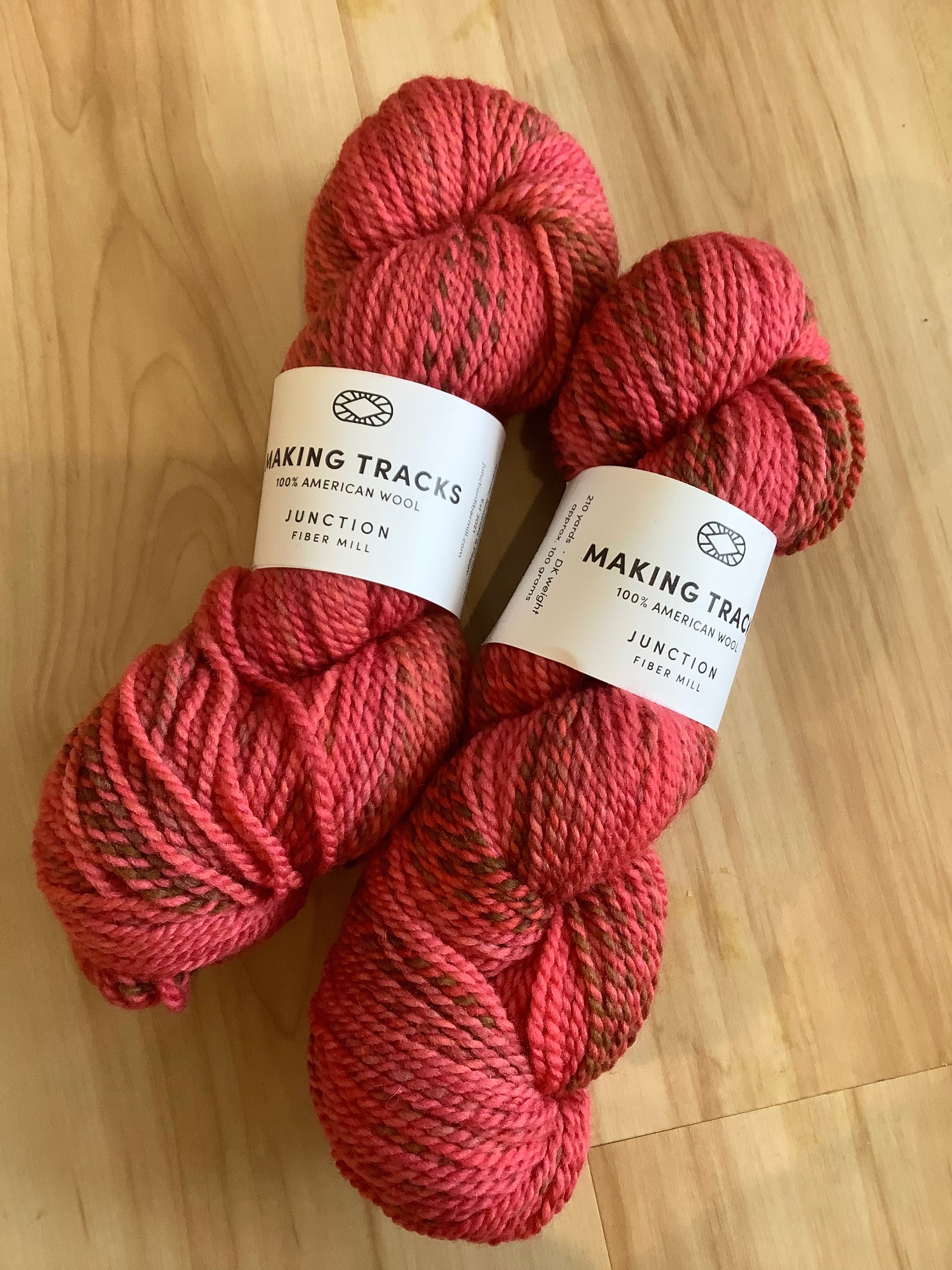 Junction Fiber Mill Making Tracks DK Color: Red Hots No Lot