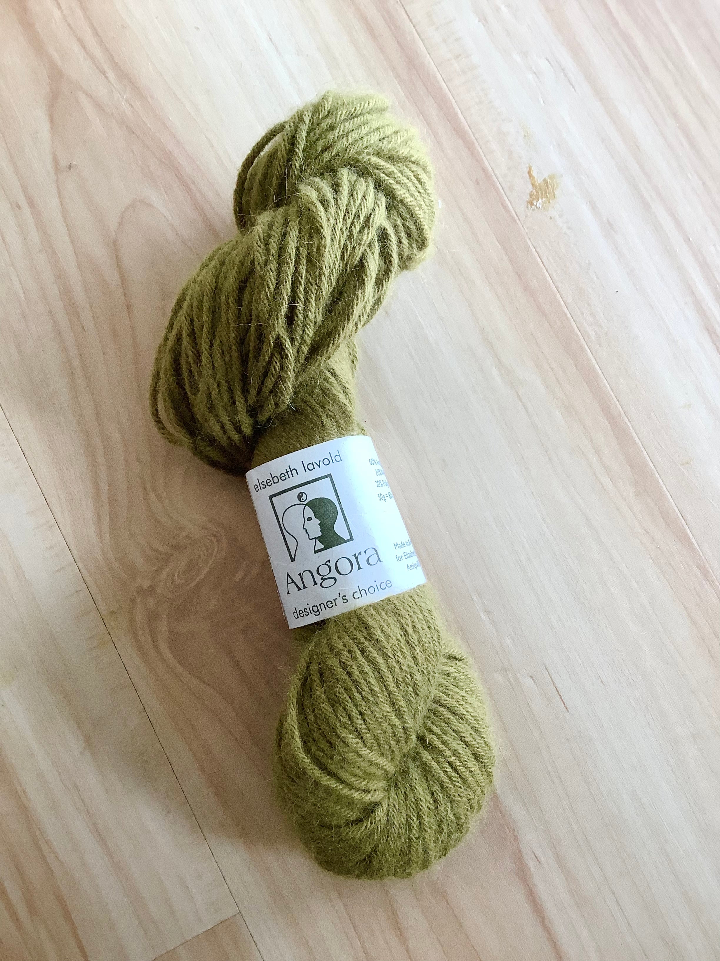 Elsebeth Lavold Angora Color: lt. Olive Lot: 27673