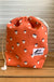 Drawstring Bags by Hot Thommolly - Small Orange Strawberries
