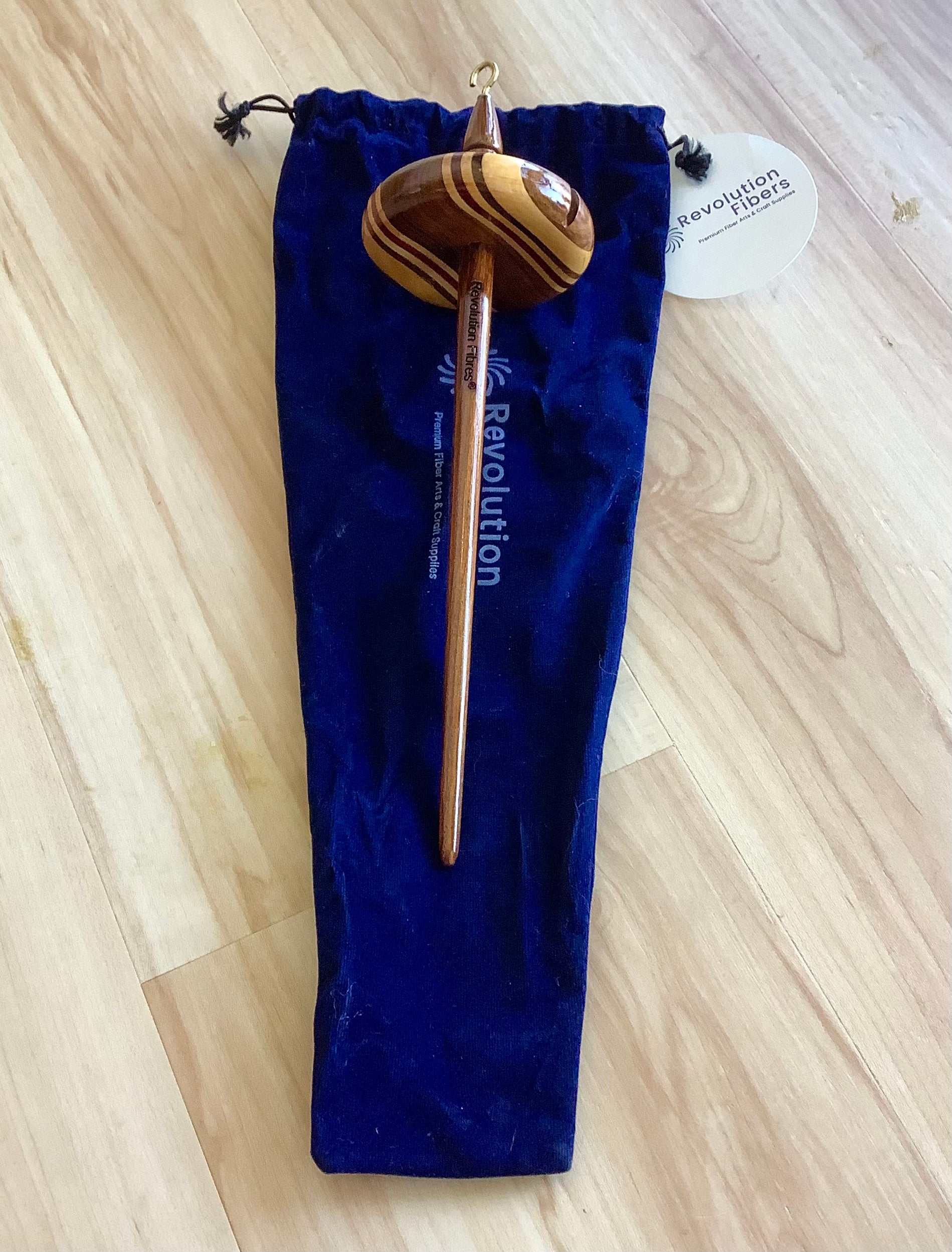 Drop Spindles from Revolution Fibers