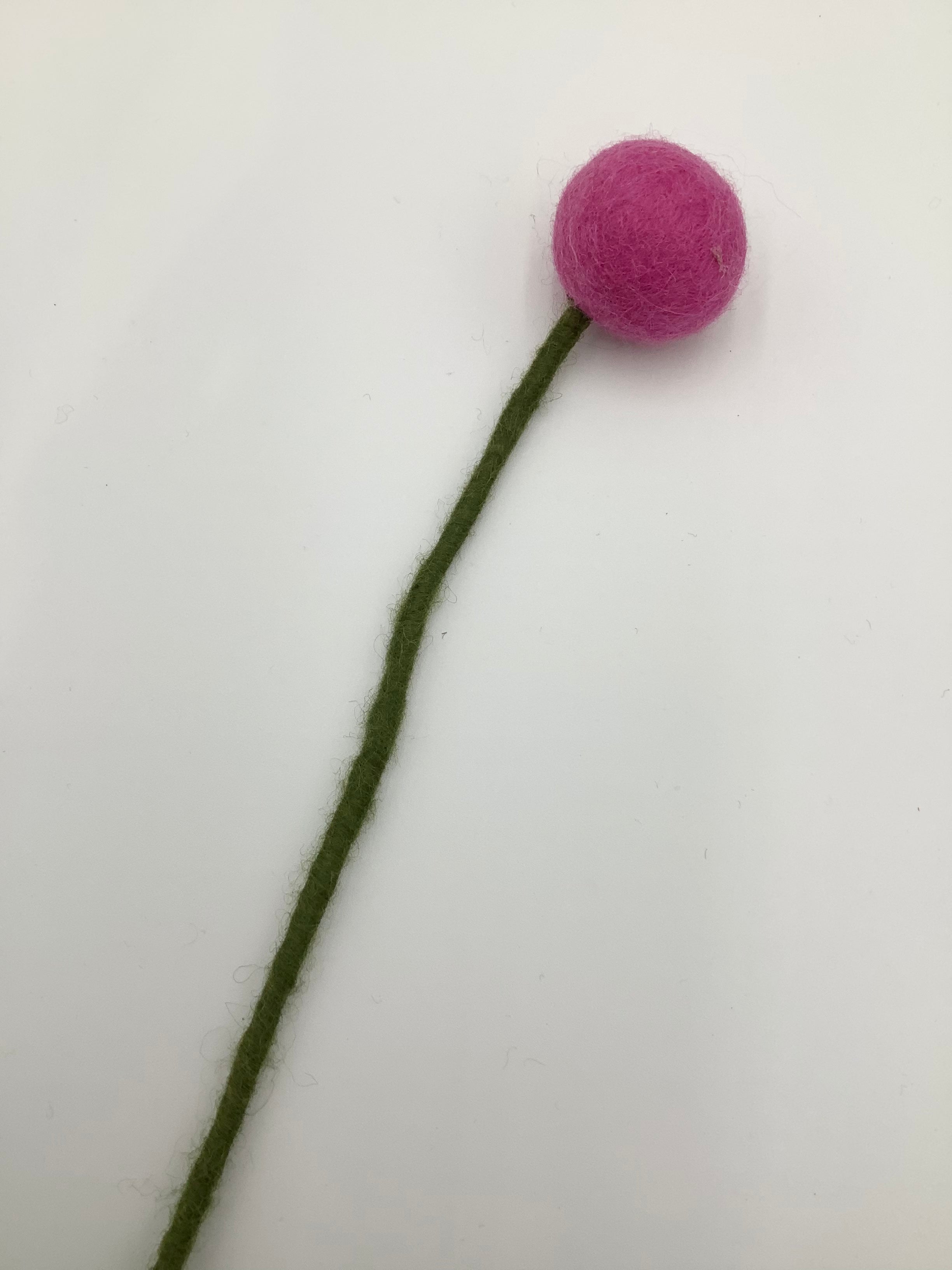 Felt Flowers - Flower Bright Pink