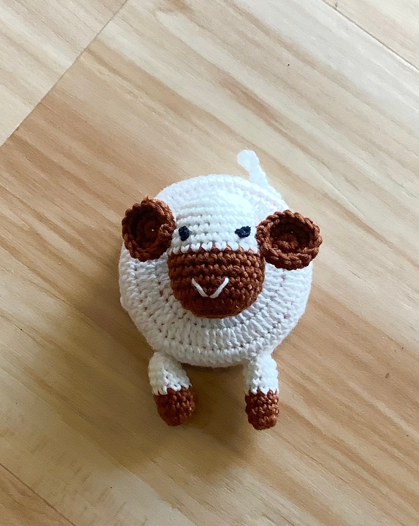 Brown Sheep - Crocheted animal tape measure