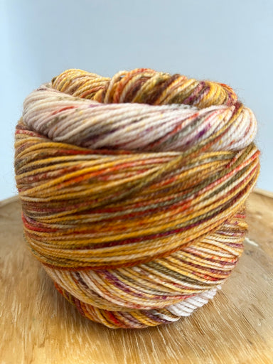 Yellow/Orange/Taupe - Paint Gradient Sock yarn from Laines du Nord