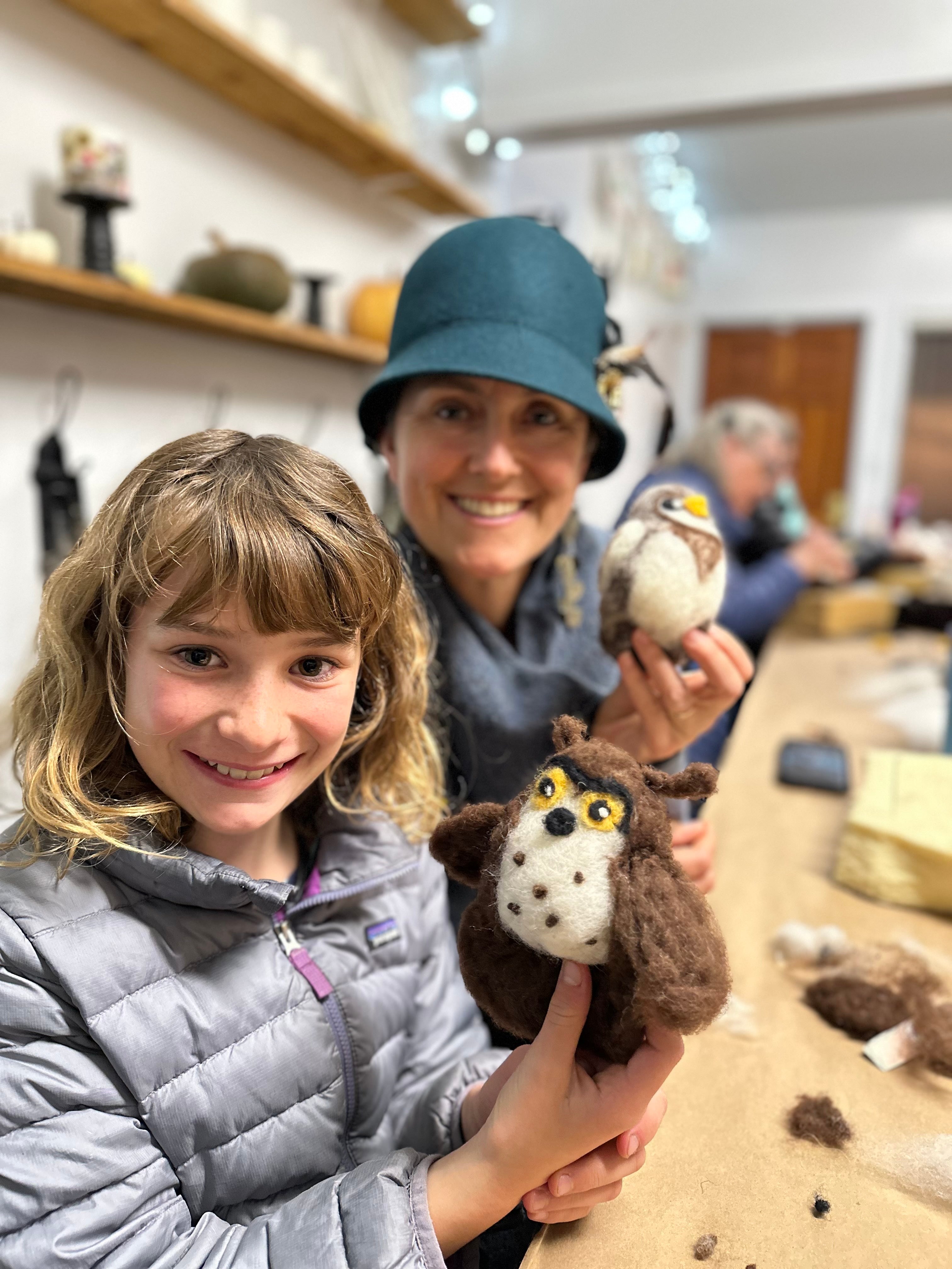 Needle Felted Birds & Owls workshop