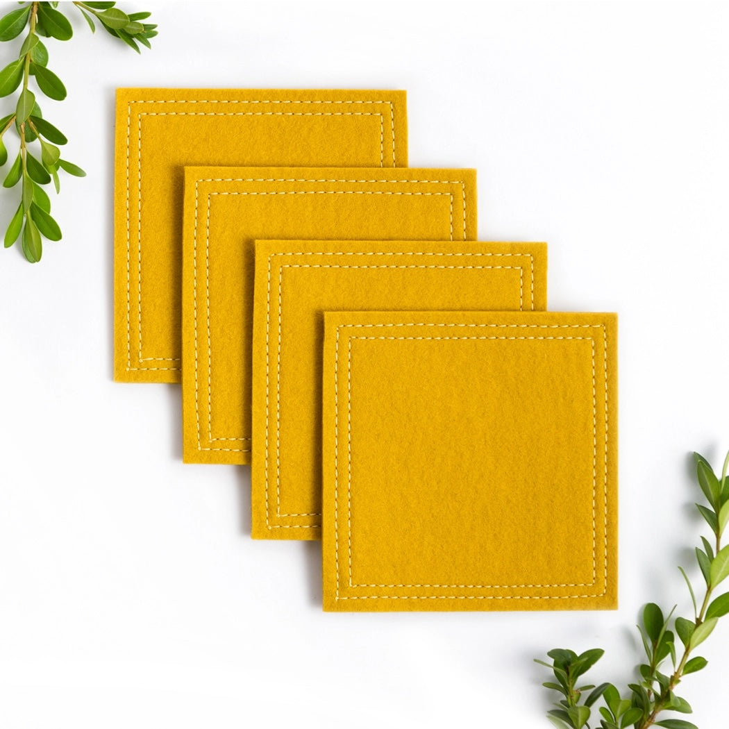 Merino Wool Felt Coasters