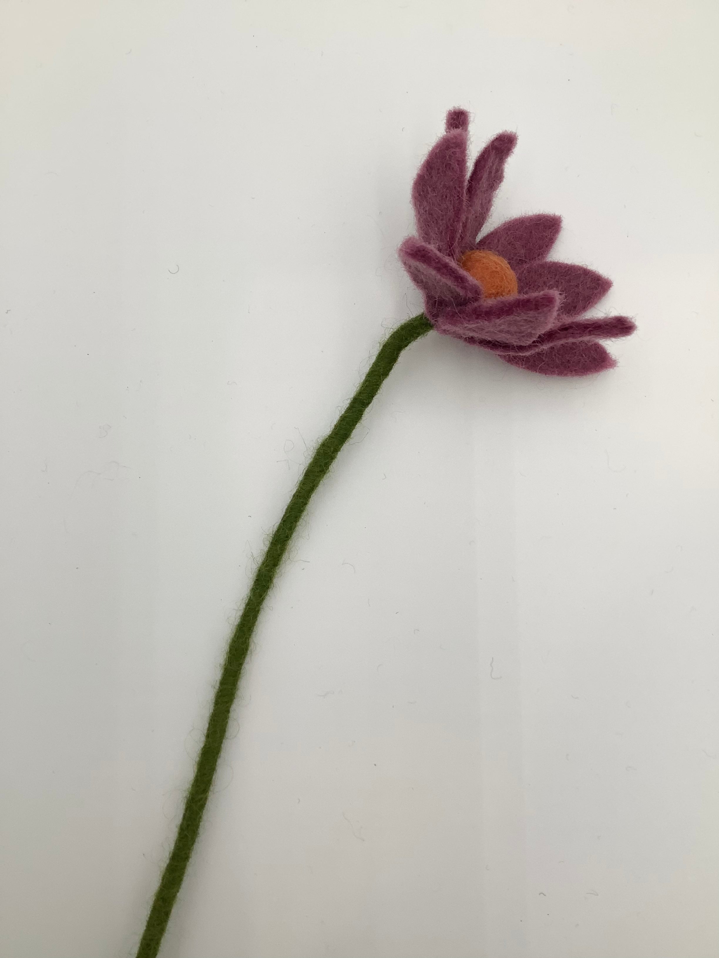 Felt Flowers - Cosmos Light Purple 