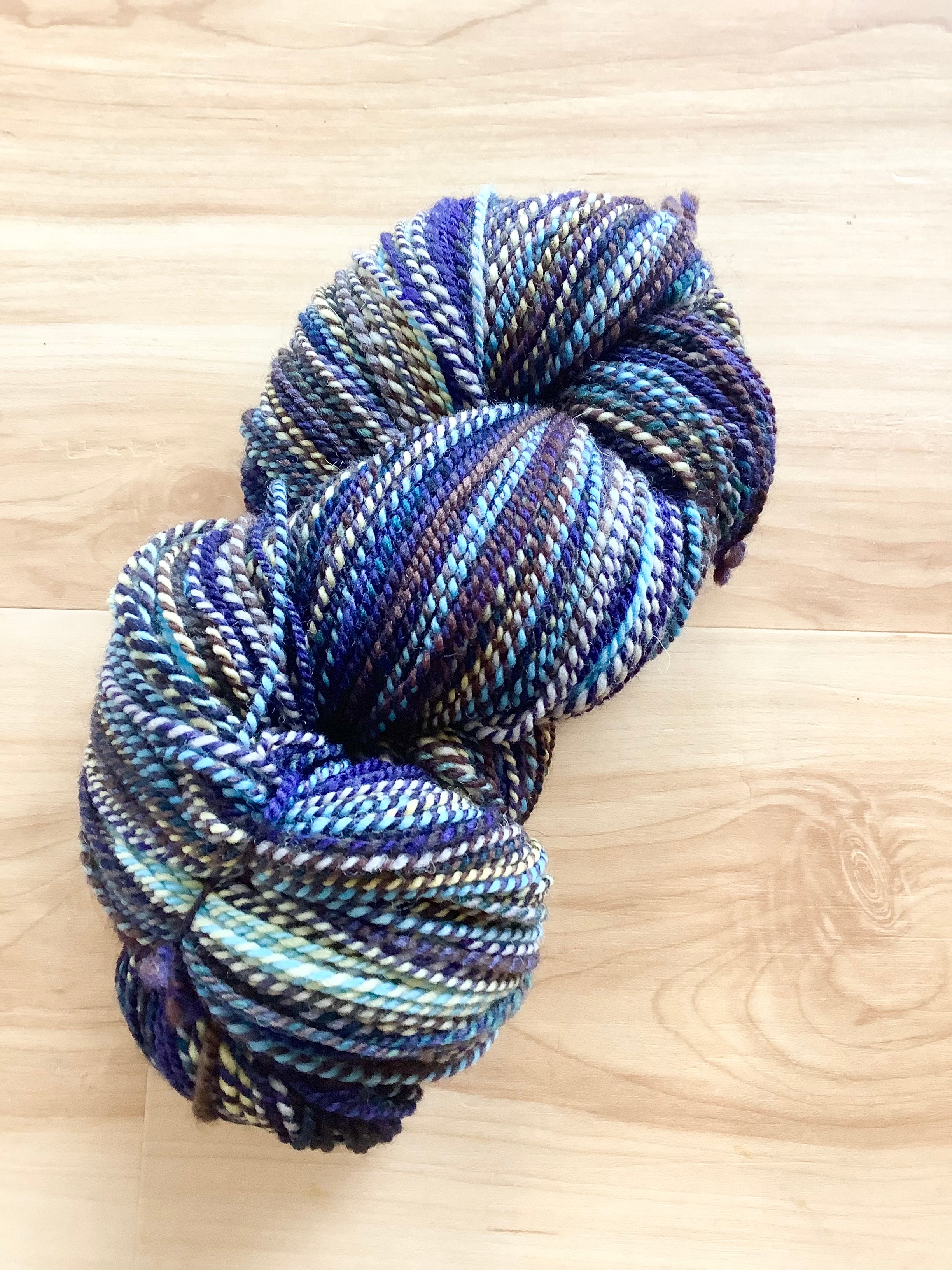 Merino wool blue, brown 82 - Cherry Creek Yarns