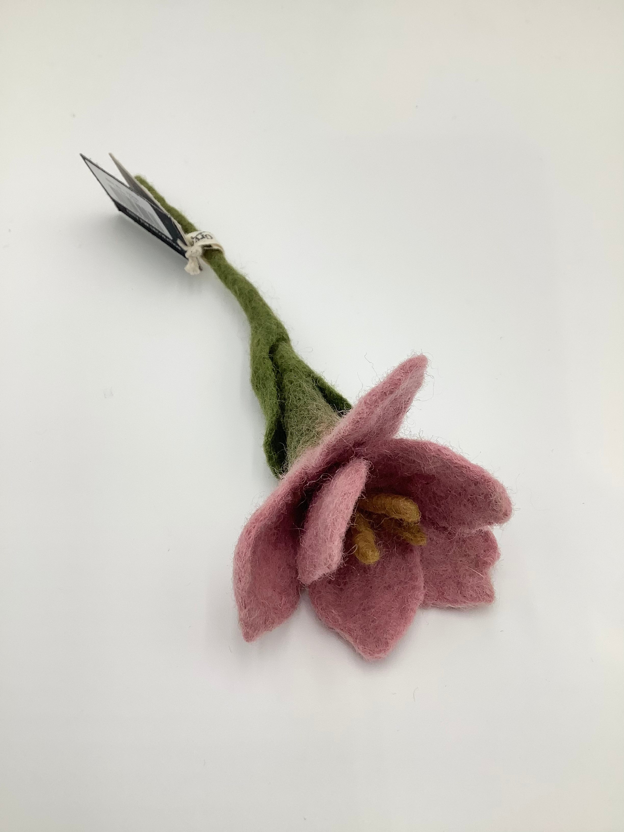 Felt Flowers - Crocus Pink