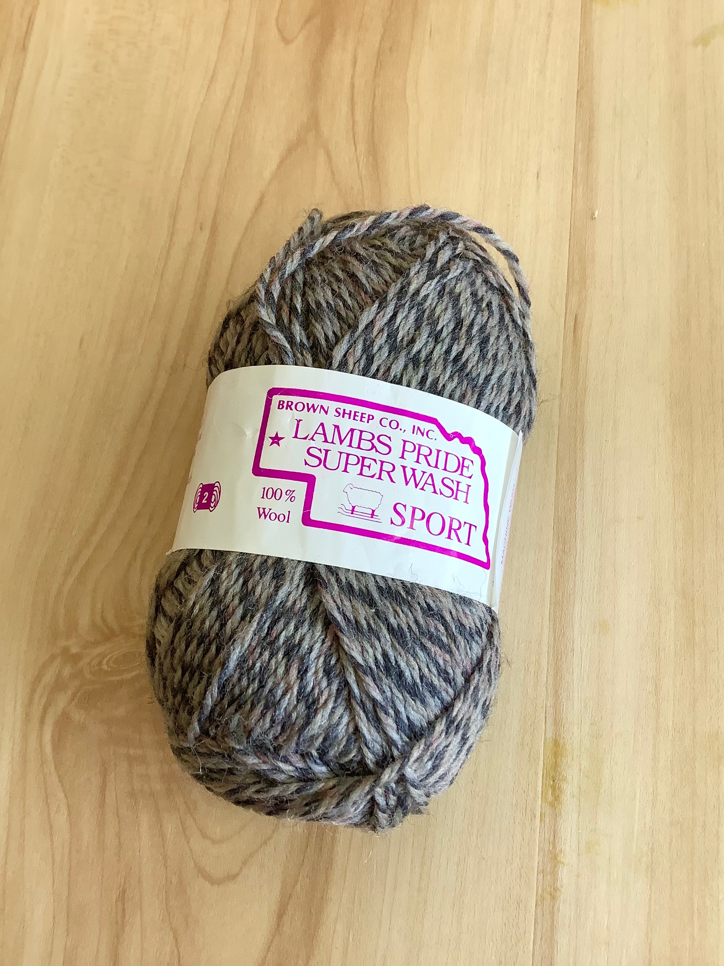 Lamb’s Pride Superwash Sport Color: Oyster Shell Lot: 002