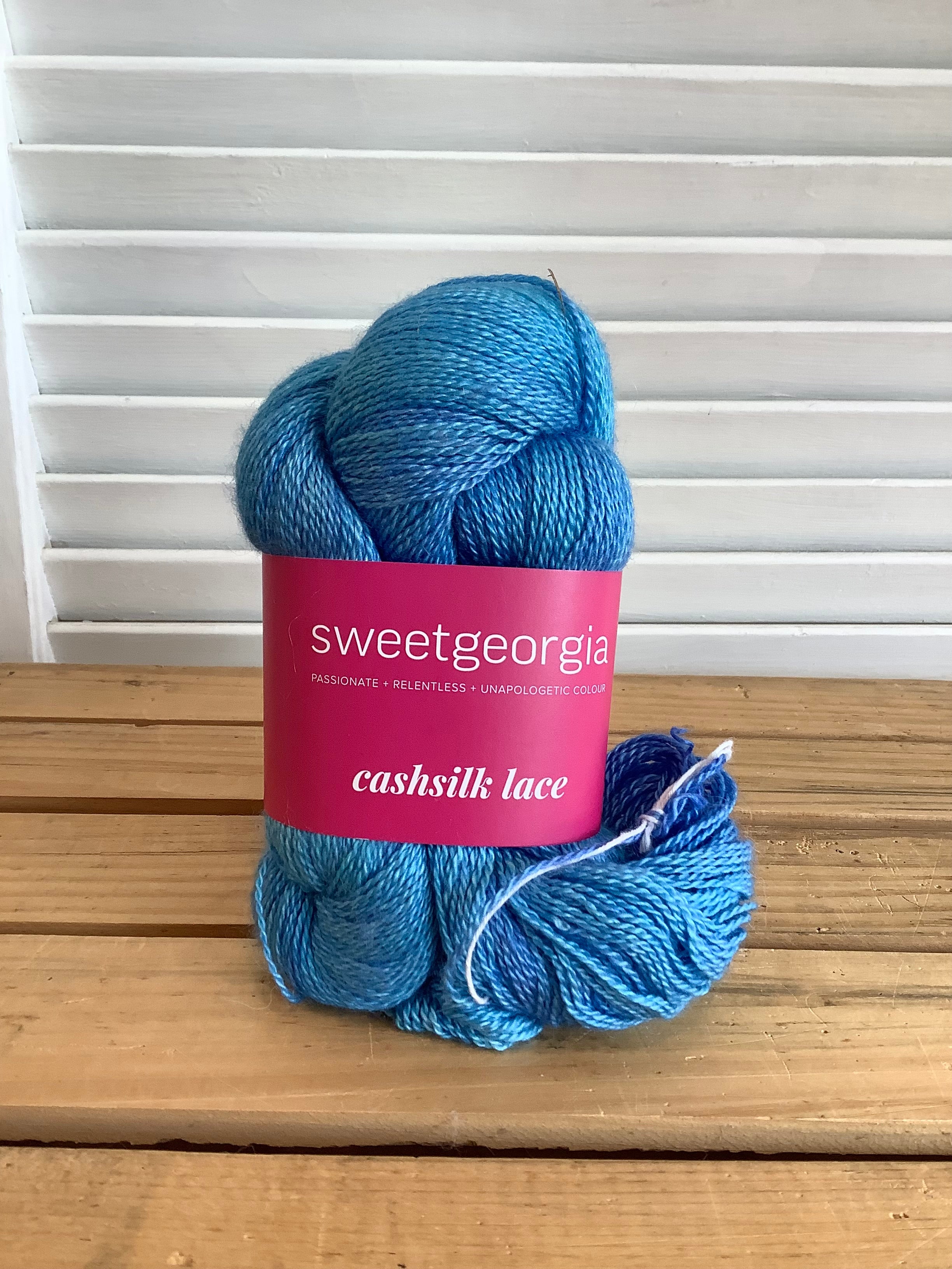 Sweet Georgia Cashsilk Lace Color: Fizzy Water Lot: 180428001