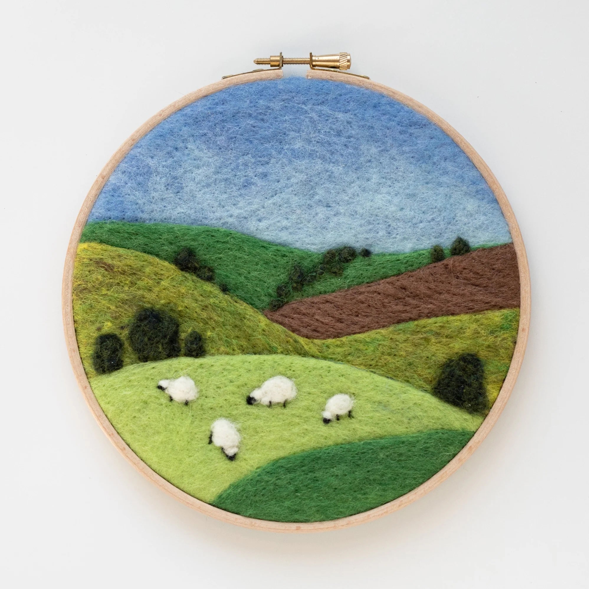 Painting with Wool Needle Felting kits