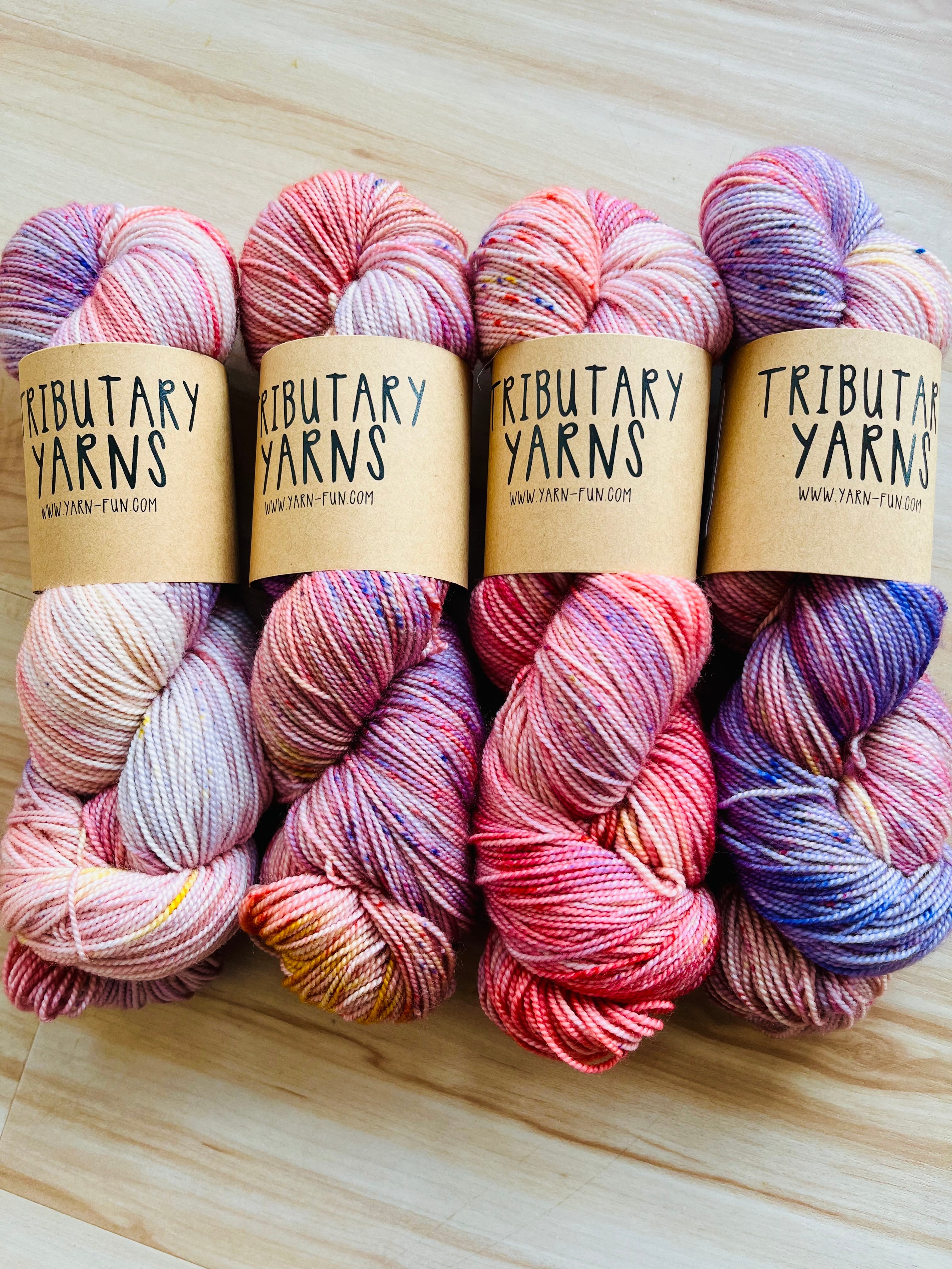 Color of the Month club from Tributary Yarns