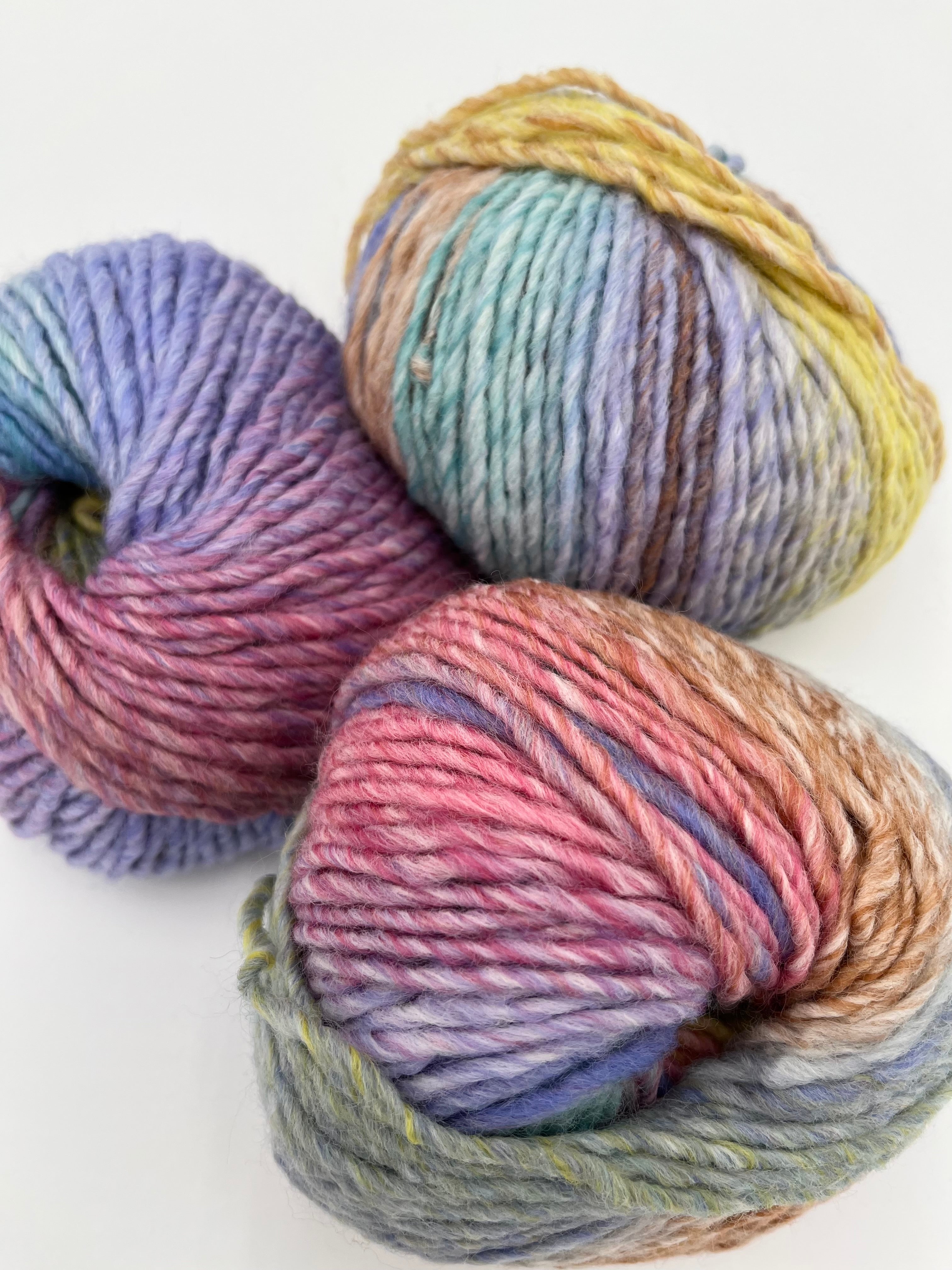 Yellow-Turquoise 067 - Creative Melange Chunky