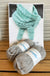 Dove Grey - Treasured Skein Scarflette kit