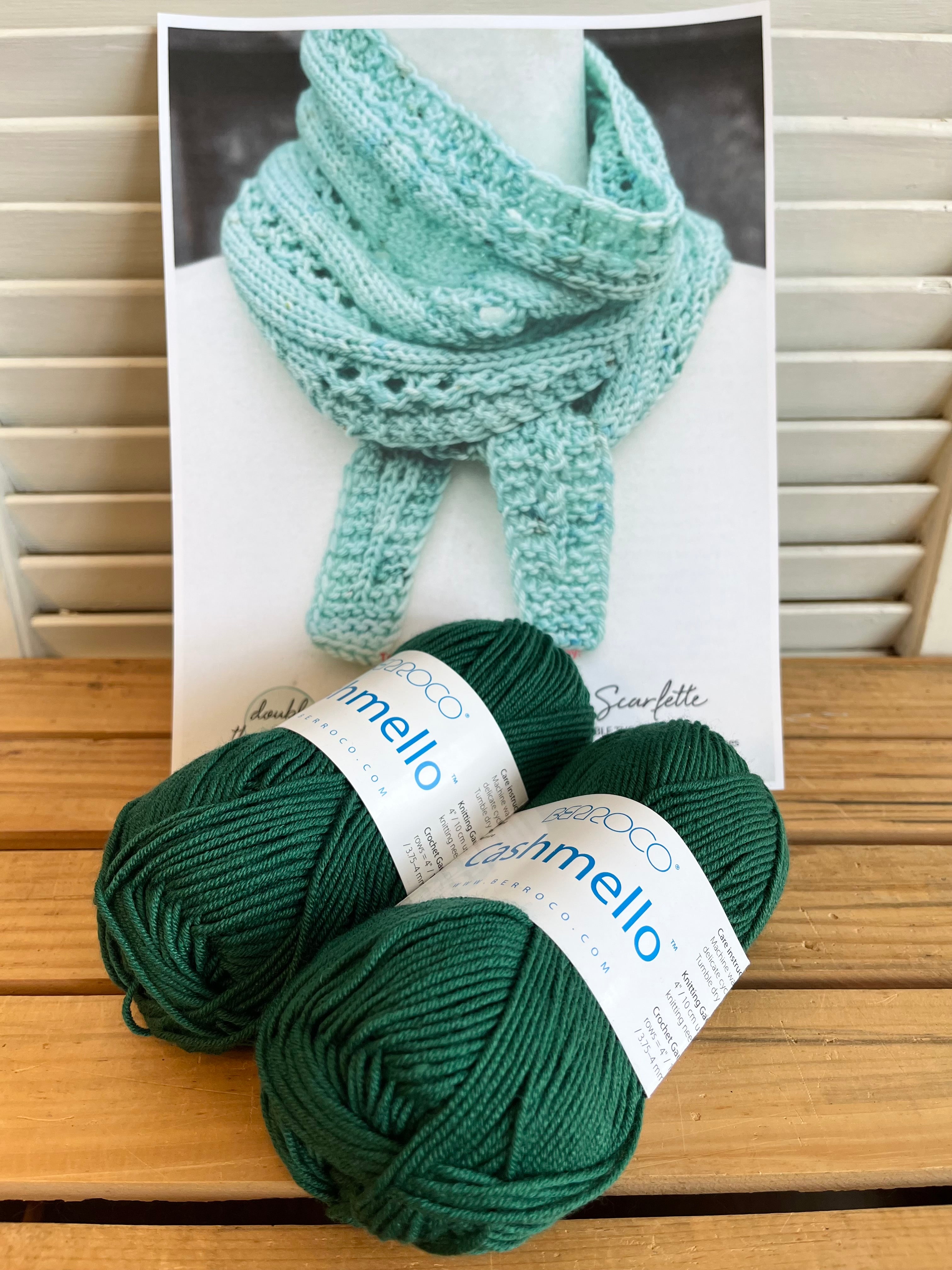 Forest Canopy - Treasured Skein Scarflette kit