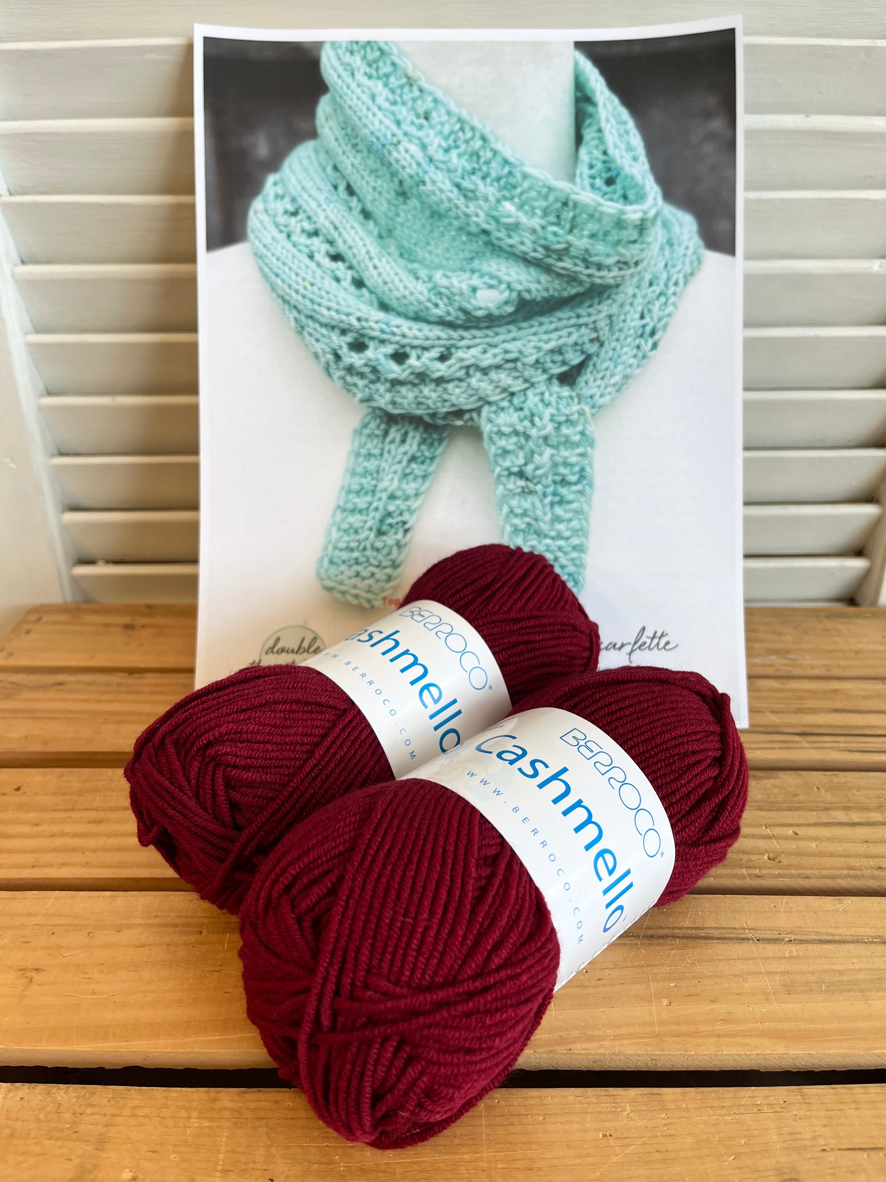 Cabernet - Treasured Skein Scarflette kit