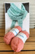 Coral Blush - Treasured Skein Scarflette kit
