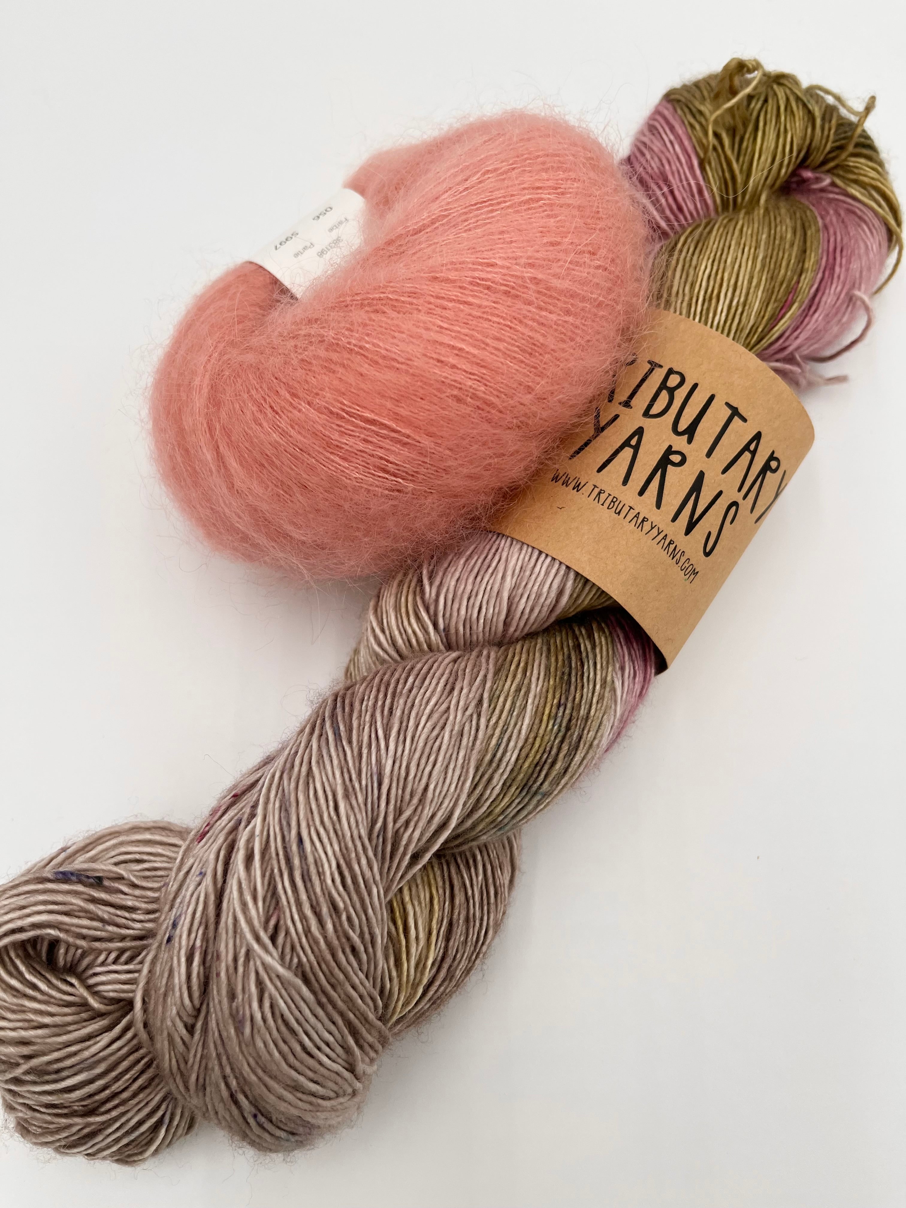 Tiny Windows Shawl kit from Sweet Shop Patterns