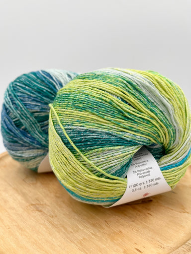 02 Aqua/yellow/green/purple