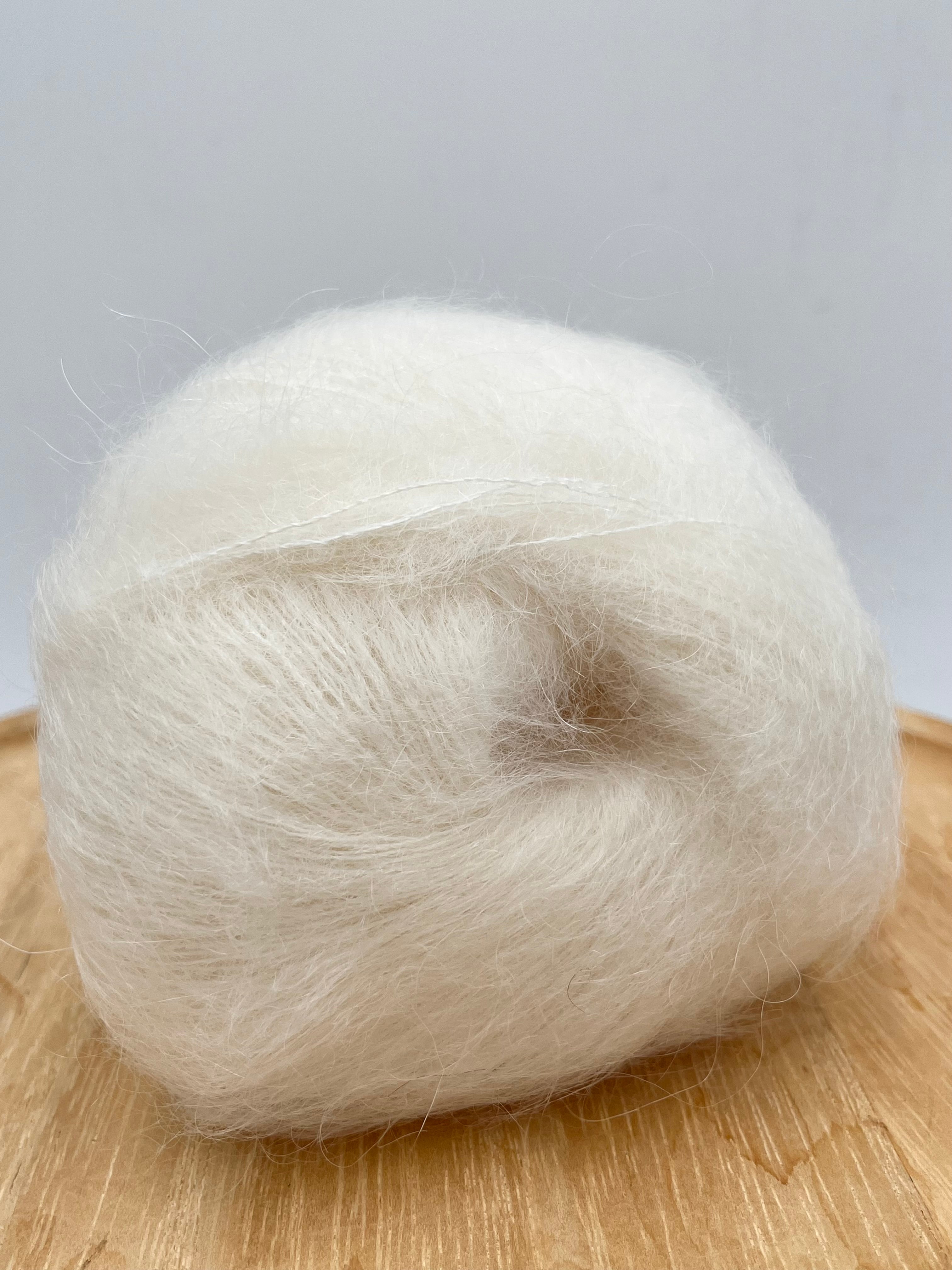 Cream 042 - Super Kid Mohair Loves Silk