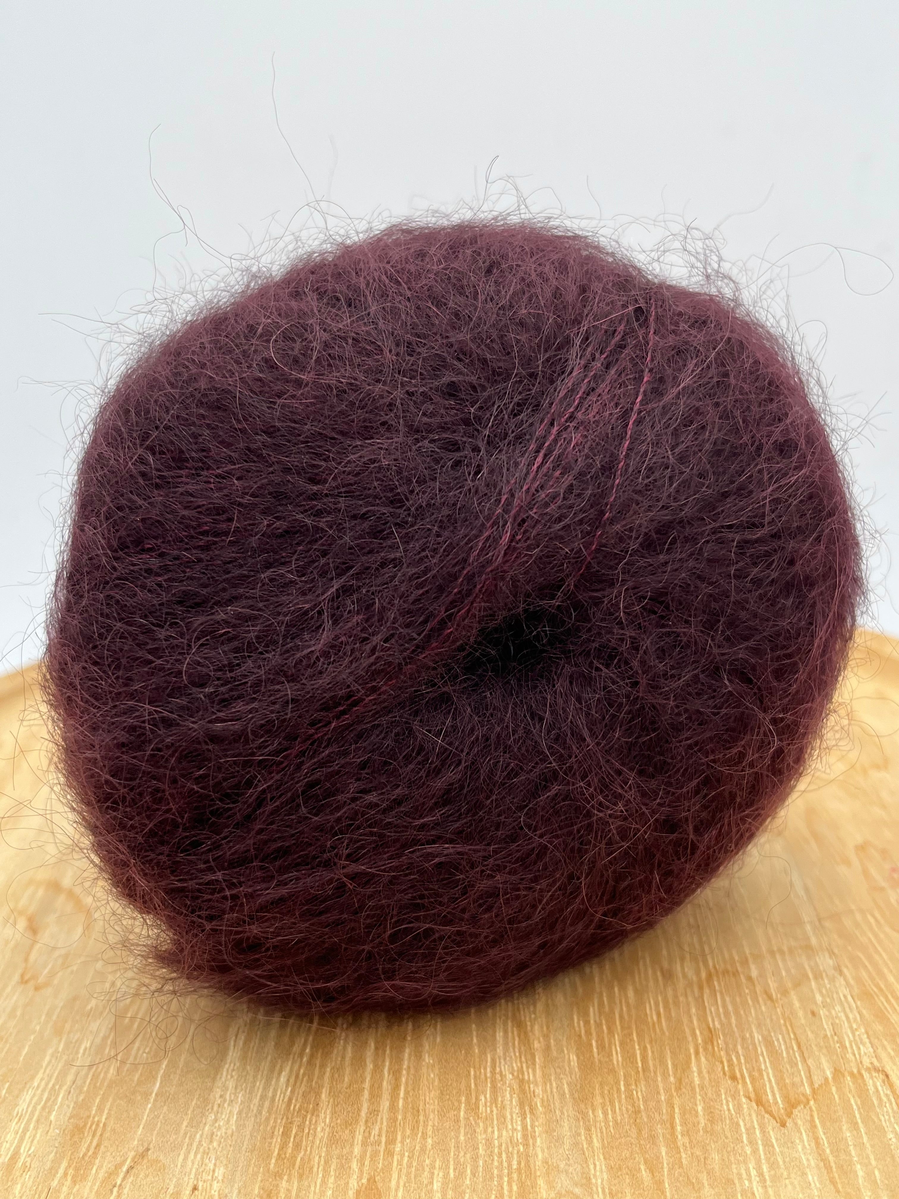 Burgundy 072 - Super Kid Mohair Loves Silk