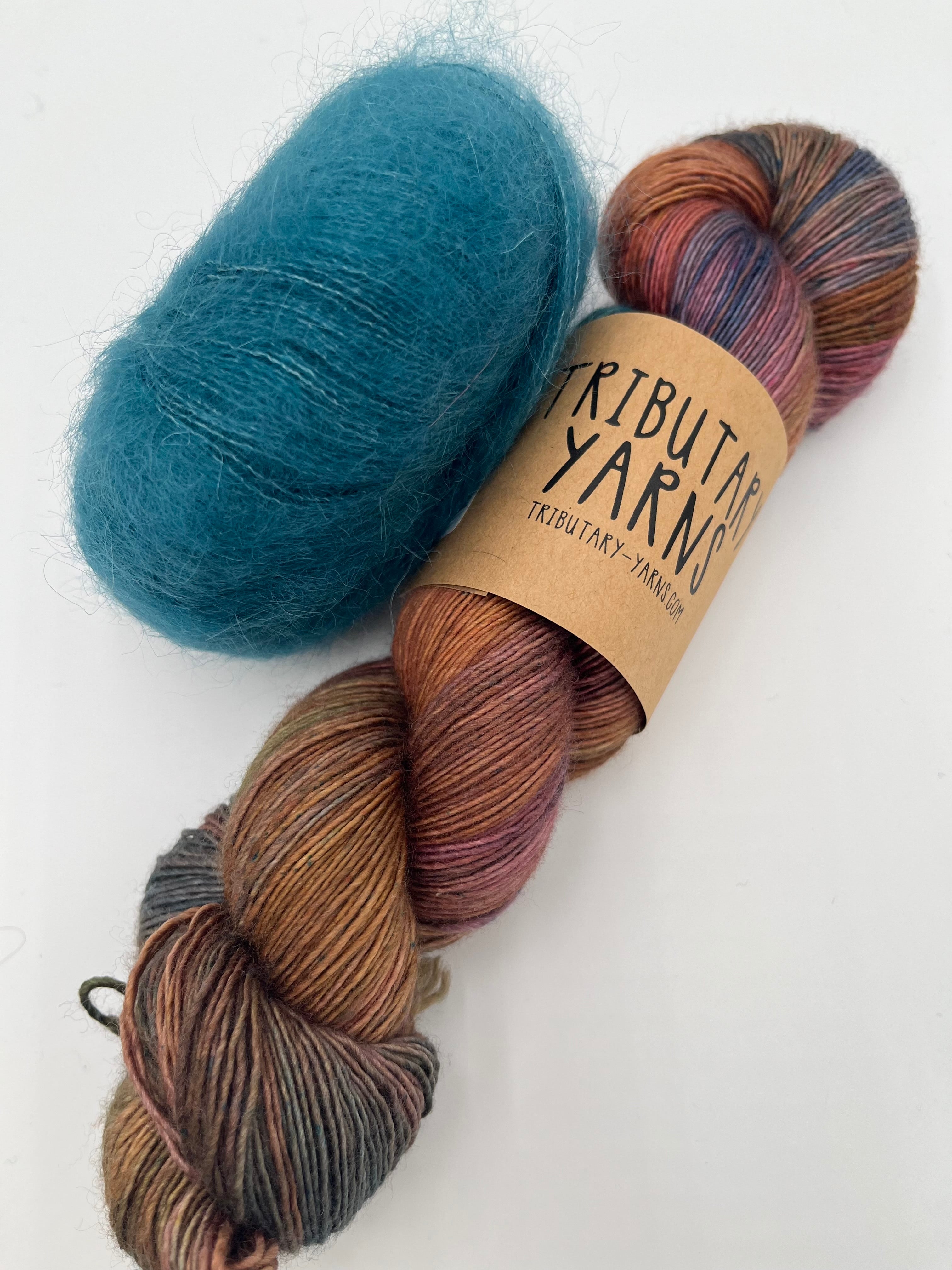 Tiny Windows Shawl kit from Sweet Shop Patterns