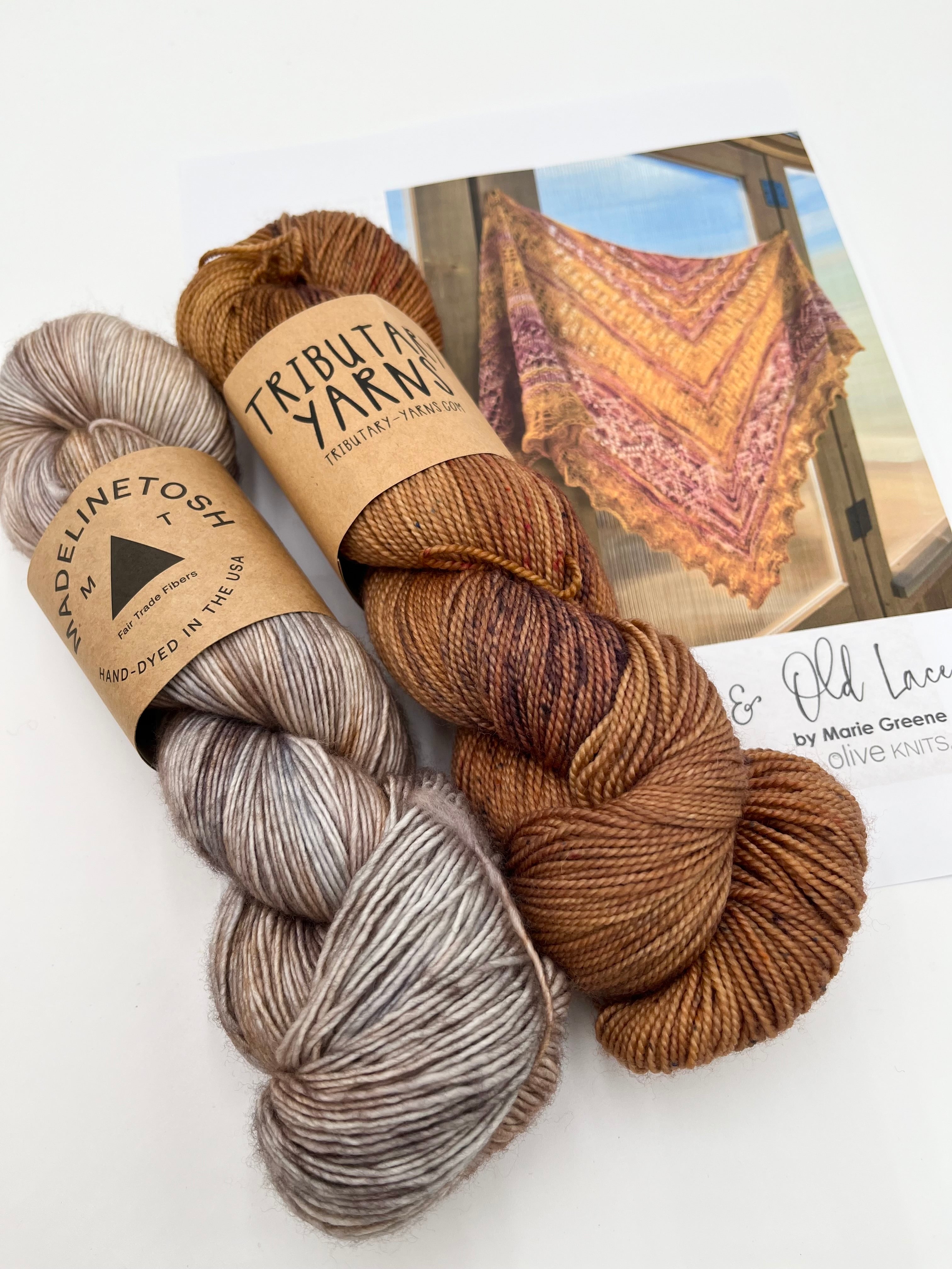 Arsenic and Old Lace Shawl bundle