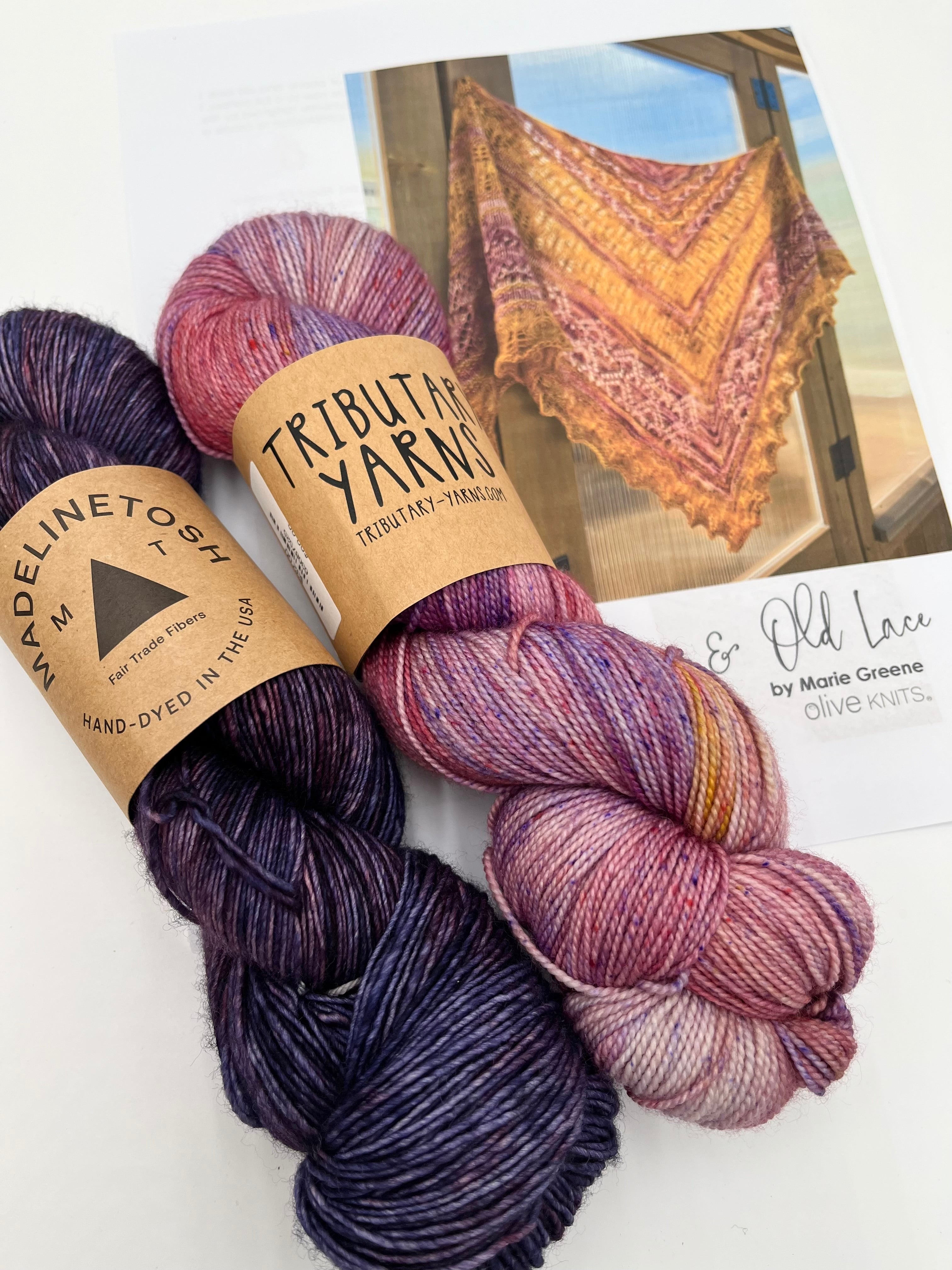 Arsenic and Old Lace Shawl bundle