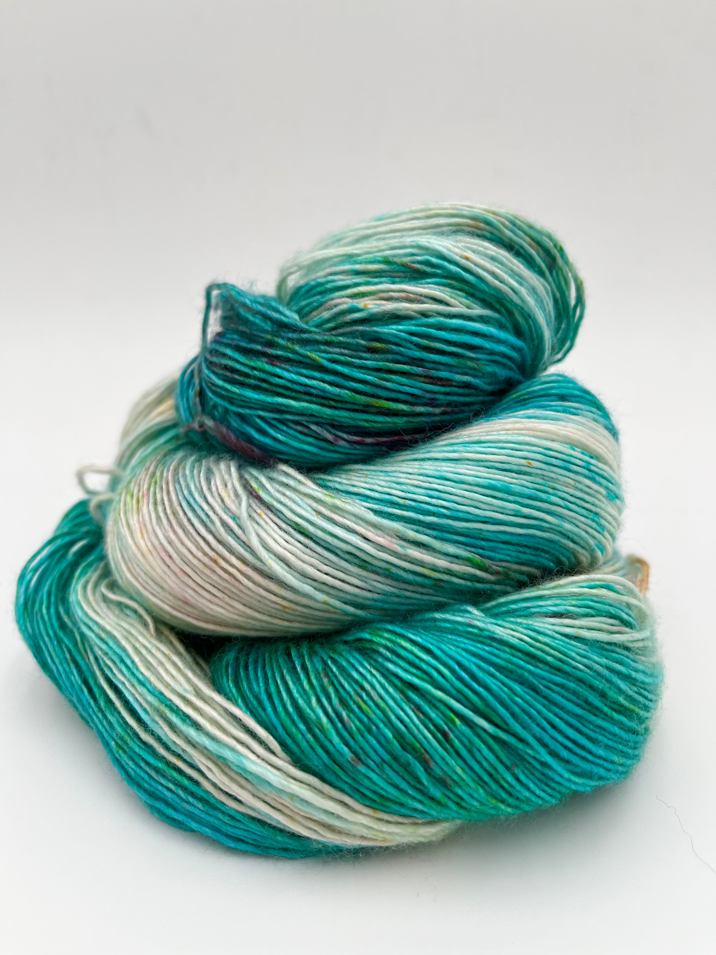 Thao's Dahlias - River Silk & Merino