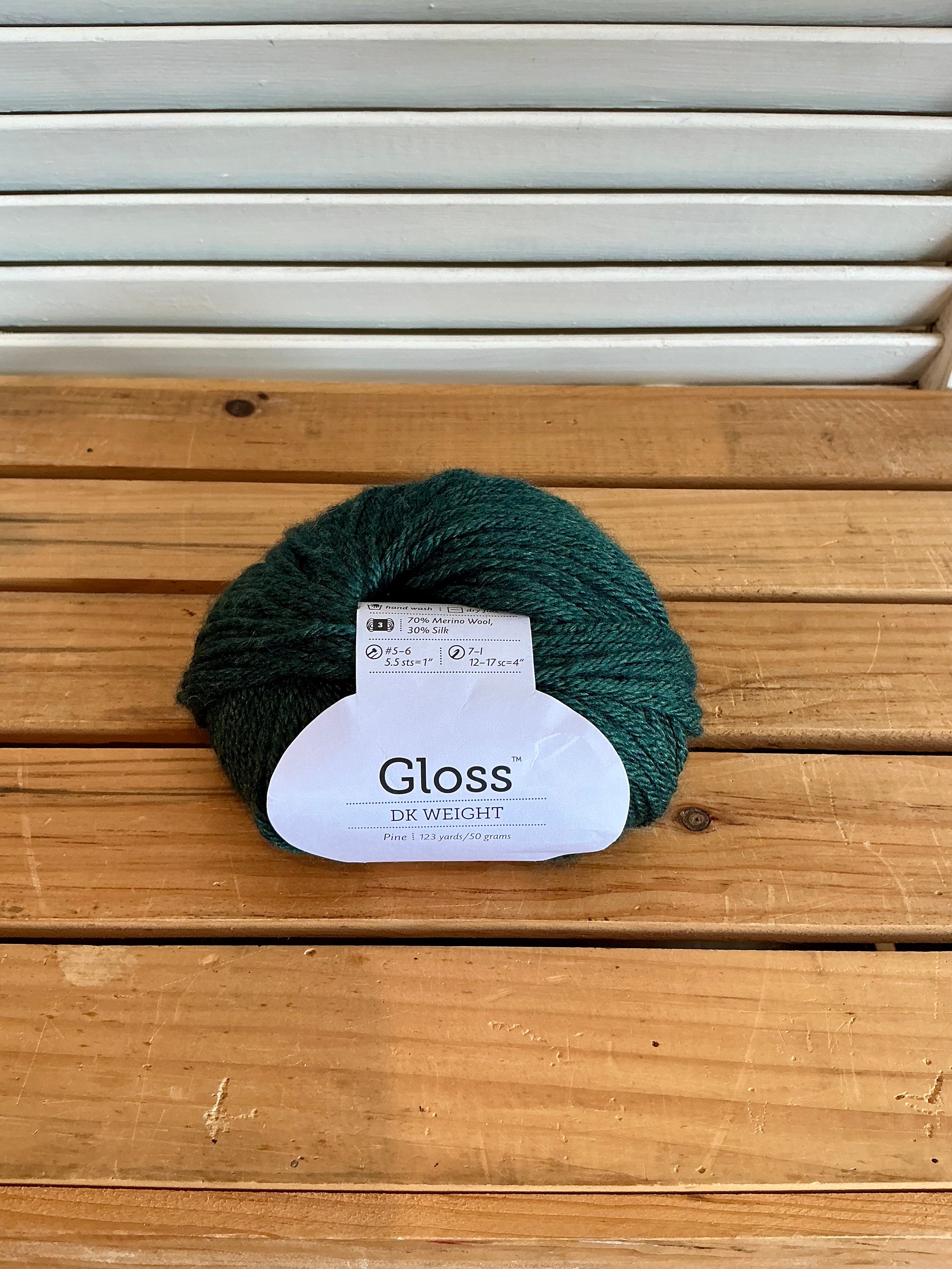 Knit Picks Gloss (color: Pine lot: 468239)