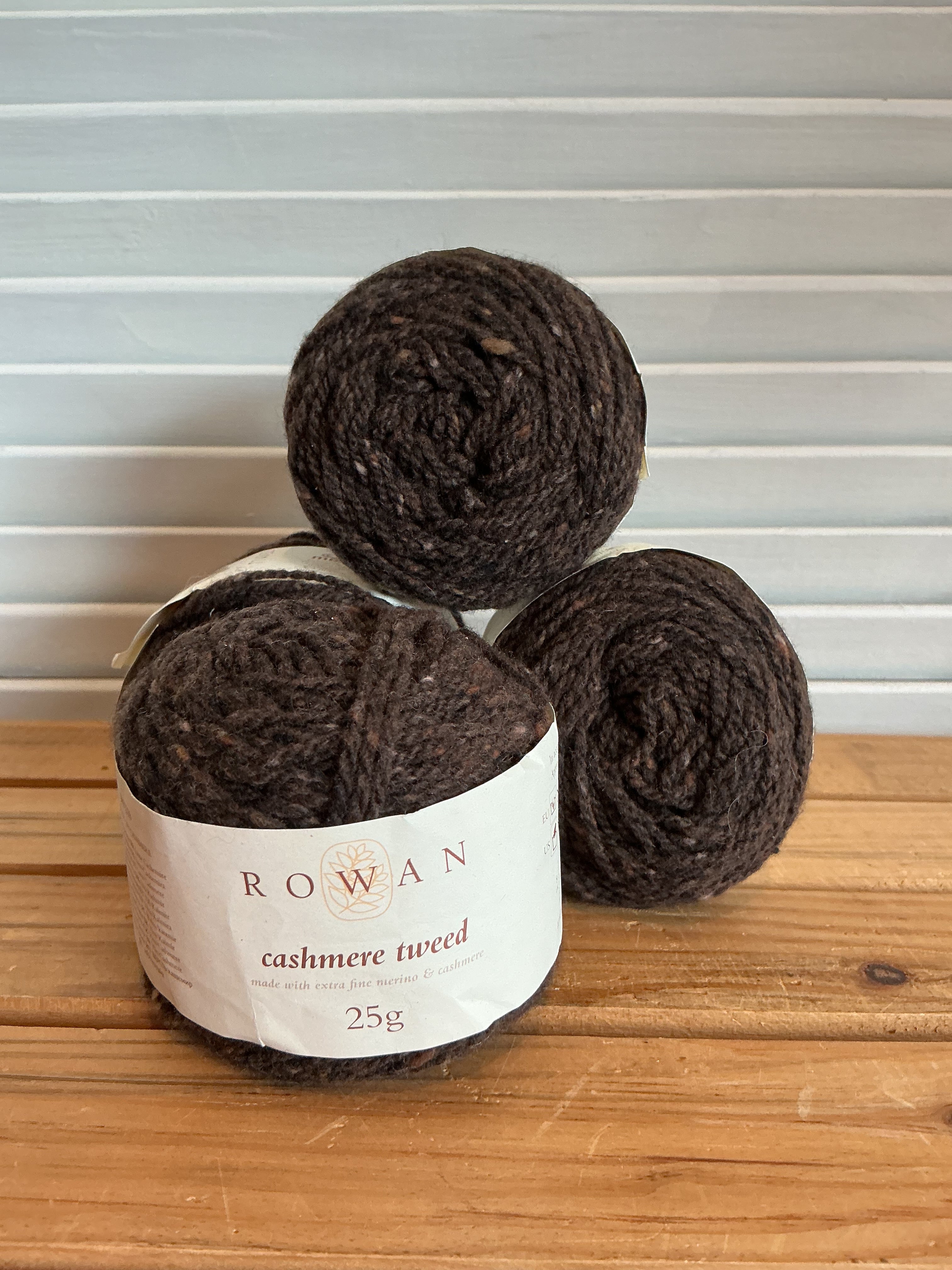 Rowan Cashmere Tweed Color: Chocolate Lot: 774652