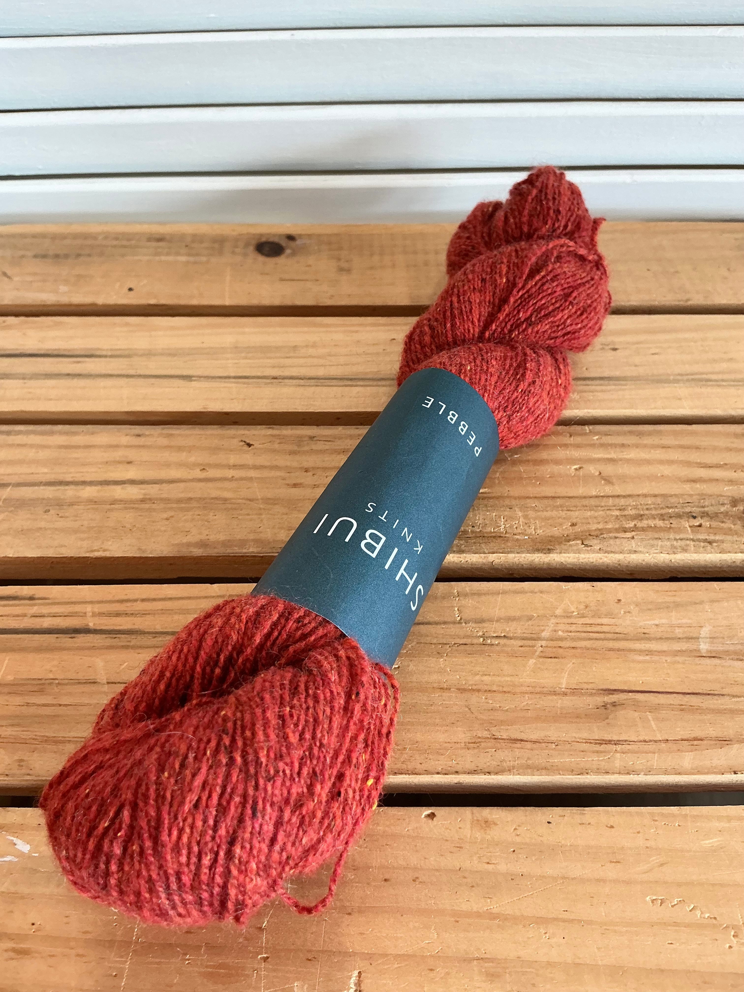 Shibui Knits Pebble Color: Brick Lot: 1295
