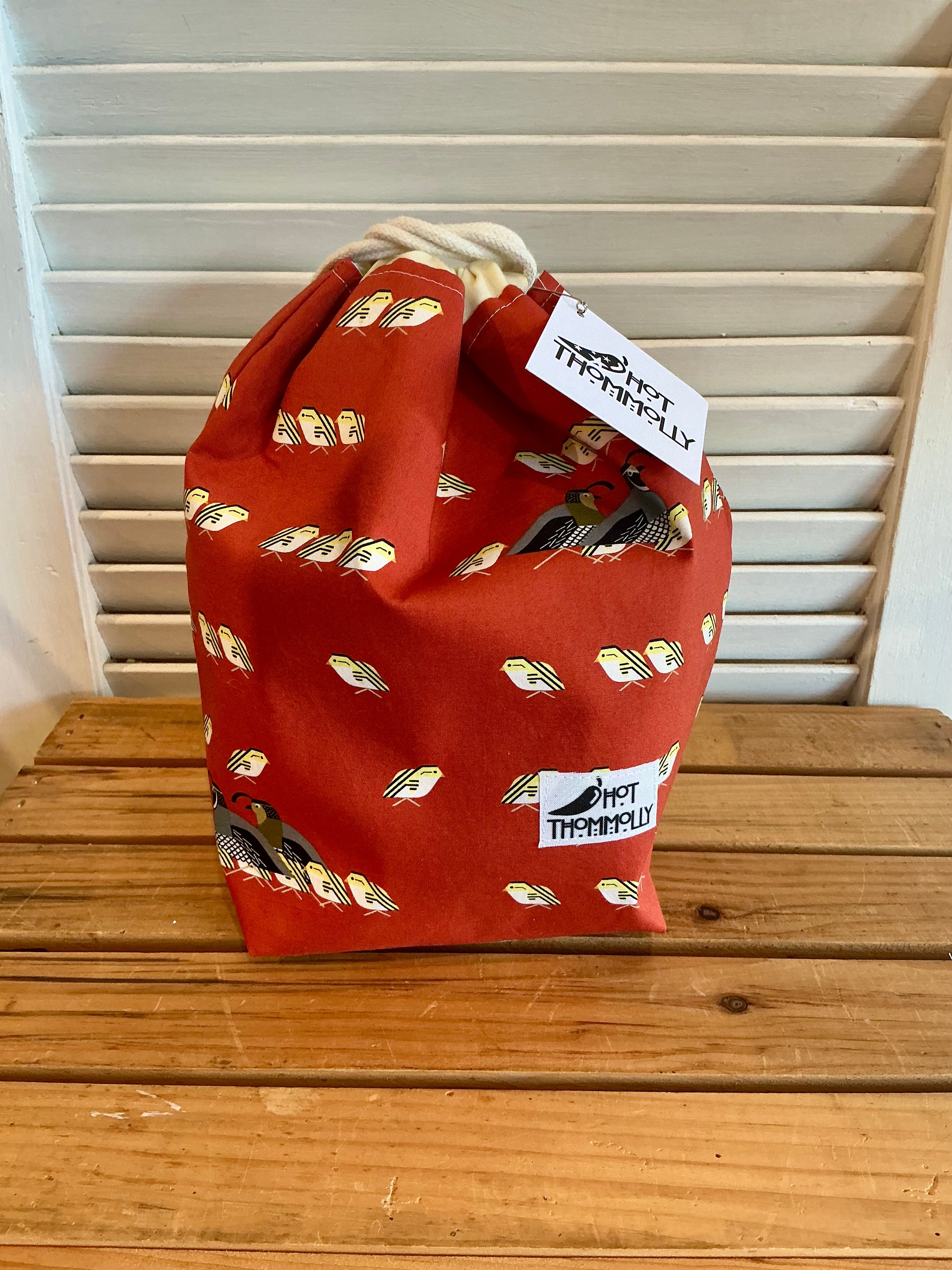 Drawstring Bags by Hot Thommolly