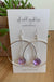 Amethyst with Silver - Baryon earrings