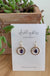 Amethyst with Gold - Petal earrings
