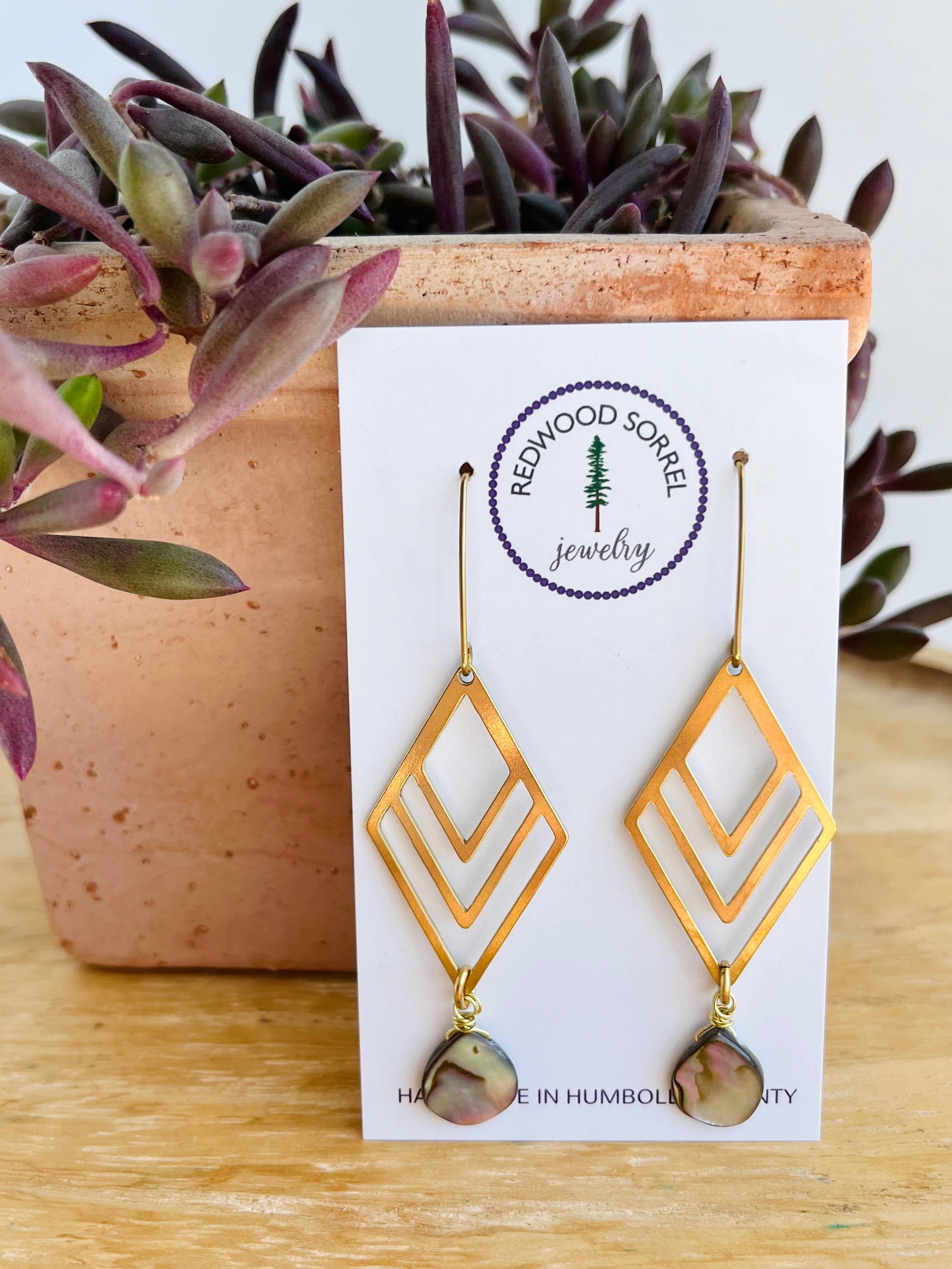 Earrings from Redwood Sorrel Jewelry