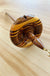 Drop Spindle from Revolution Fibers in Multi-Wood Stripes