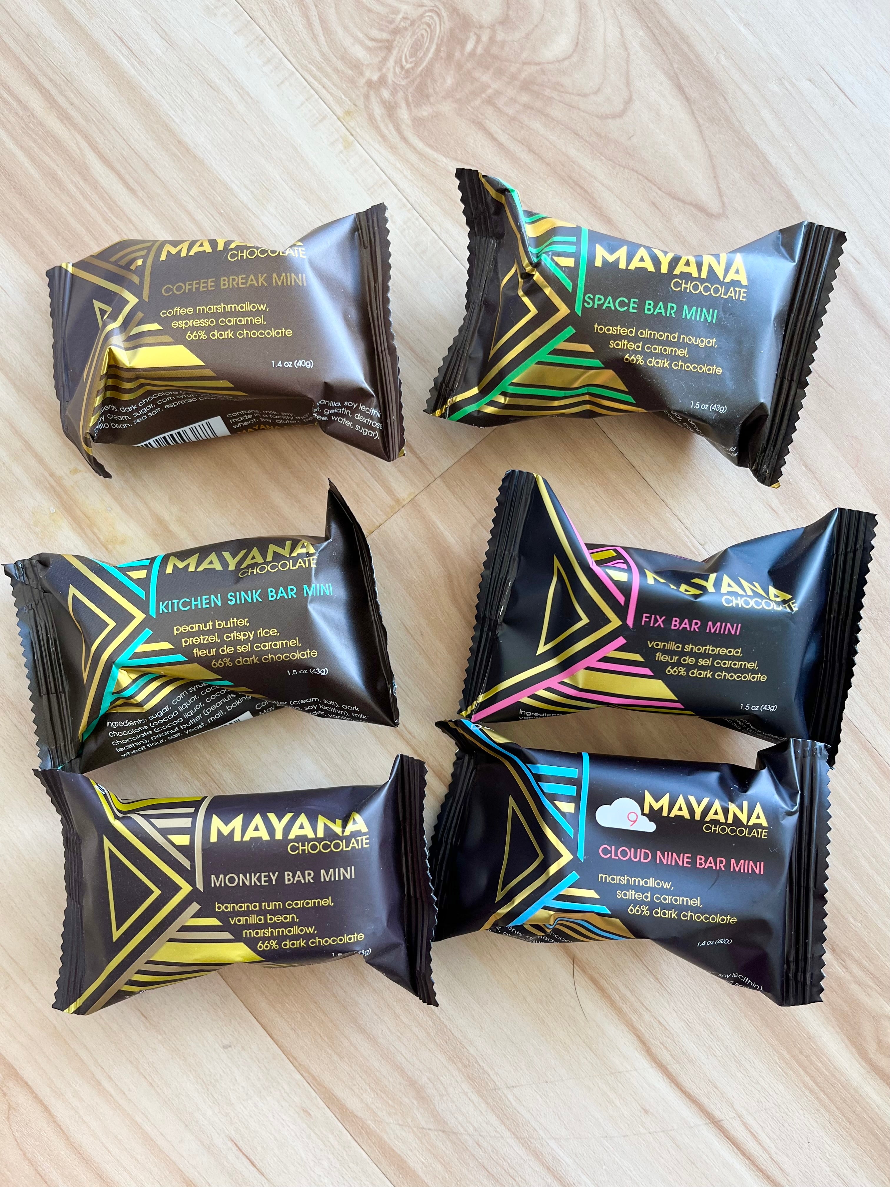 Mini Chocolate bars from Mayana