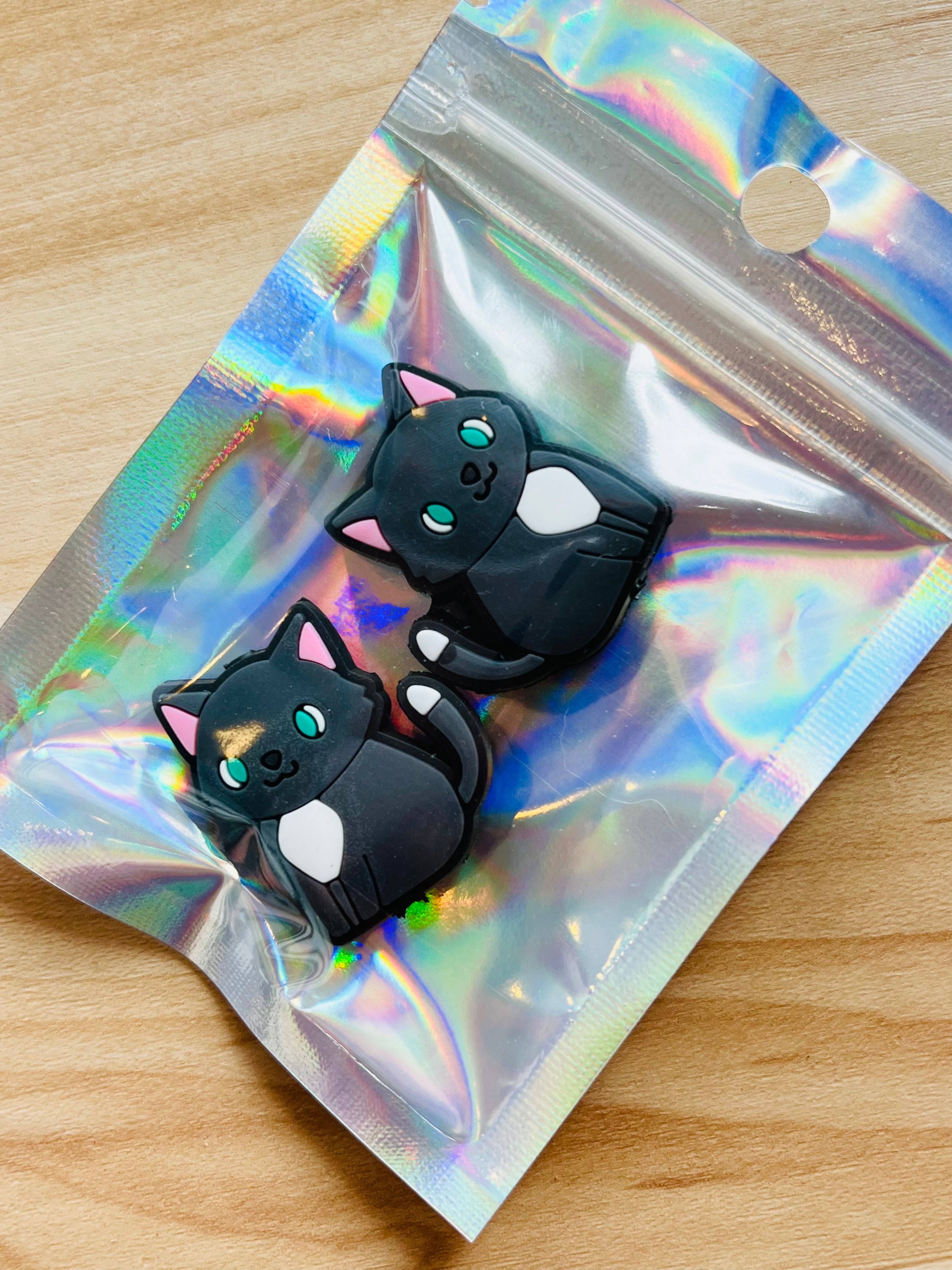 Cats Grey with Green Eyes - Stitch stoppers