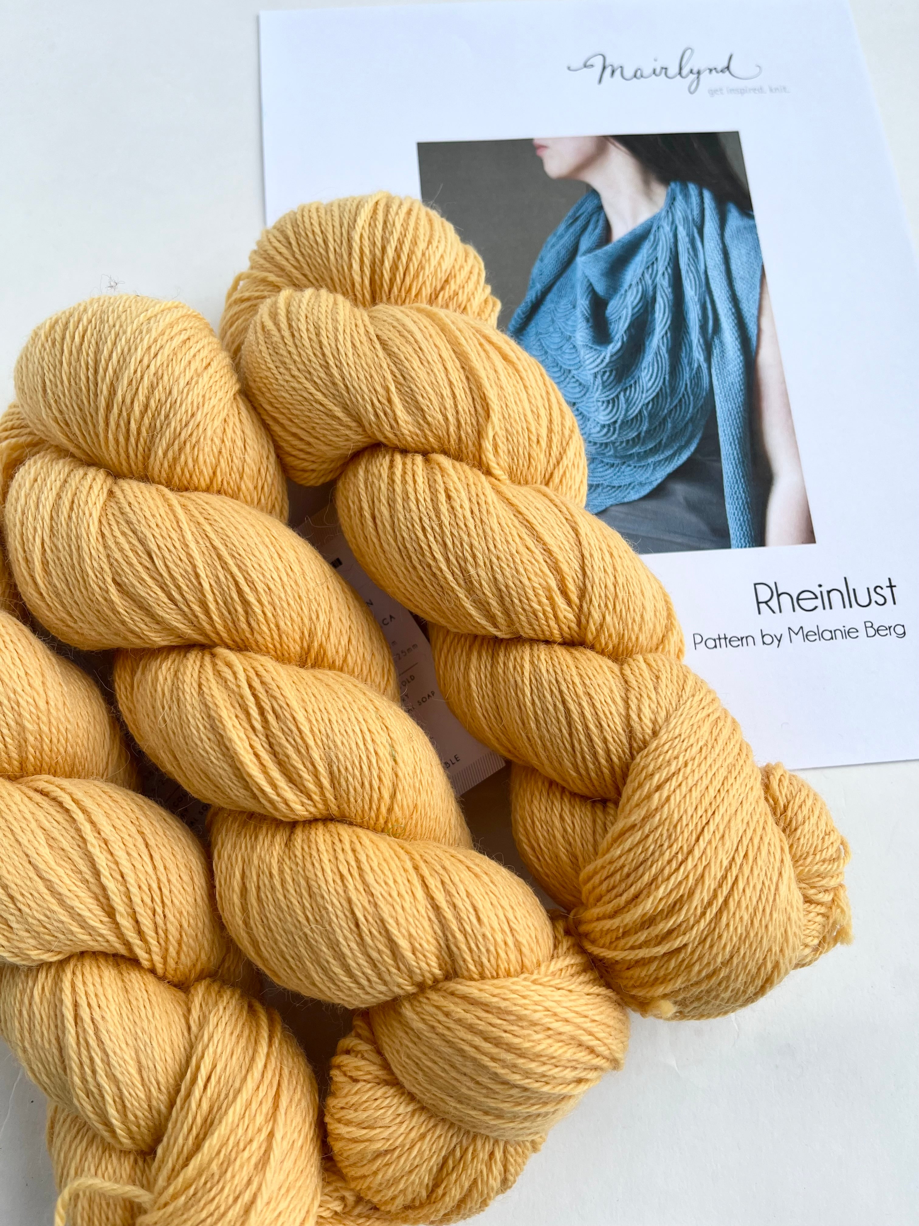 Lucuma - Rheinlust Shawl kit