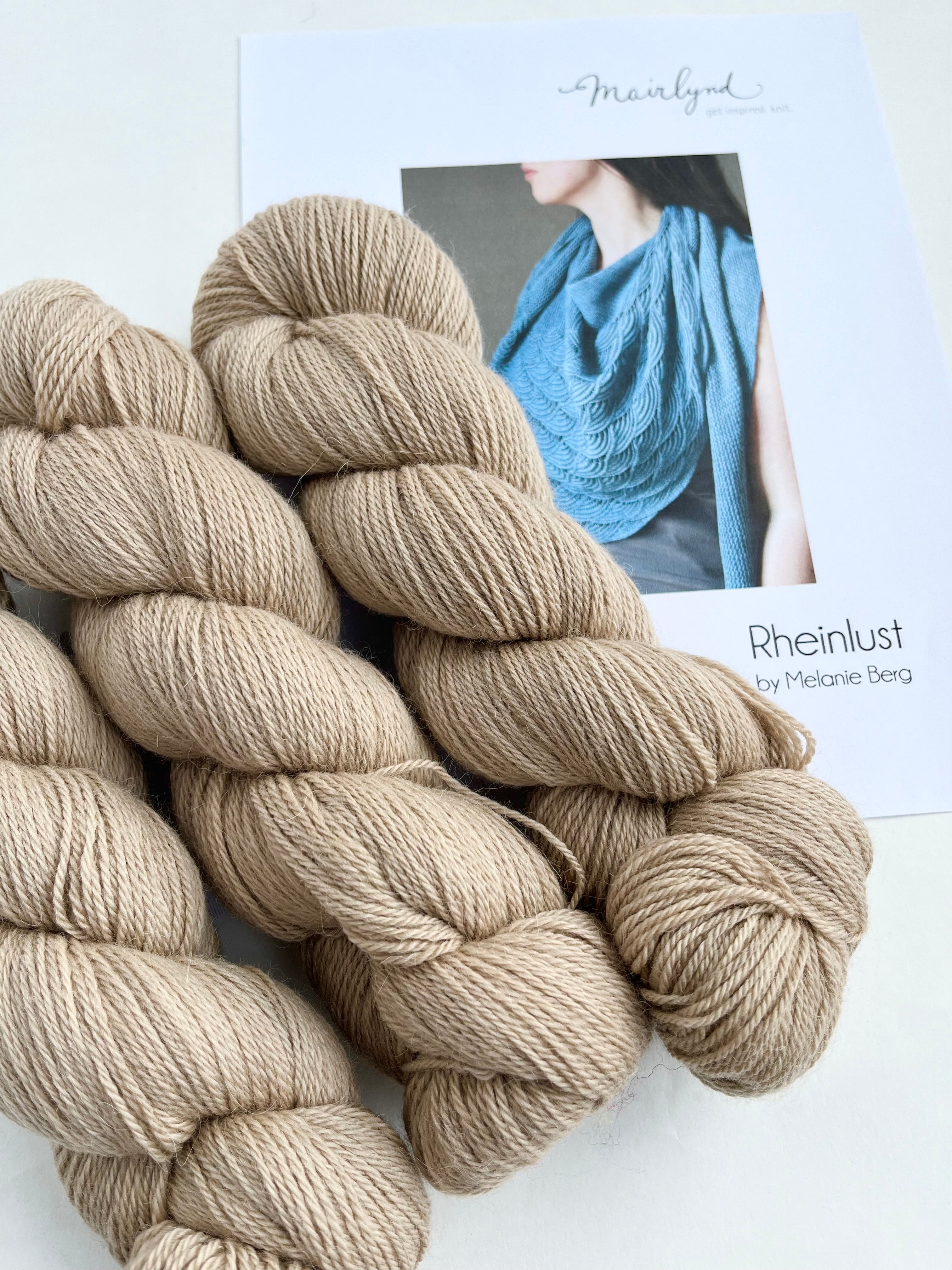 Taupe - Rheinlust Shawl kit