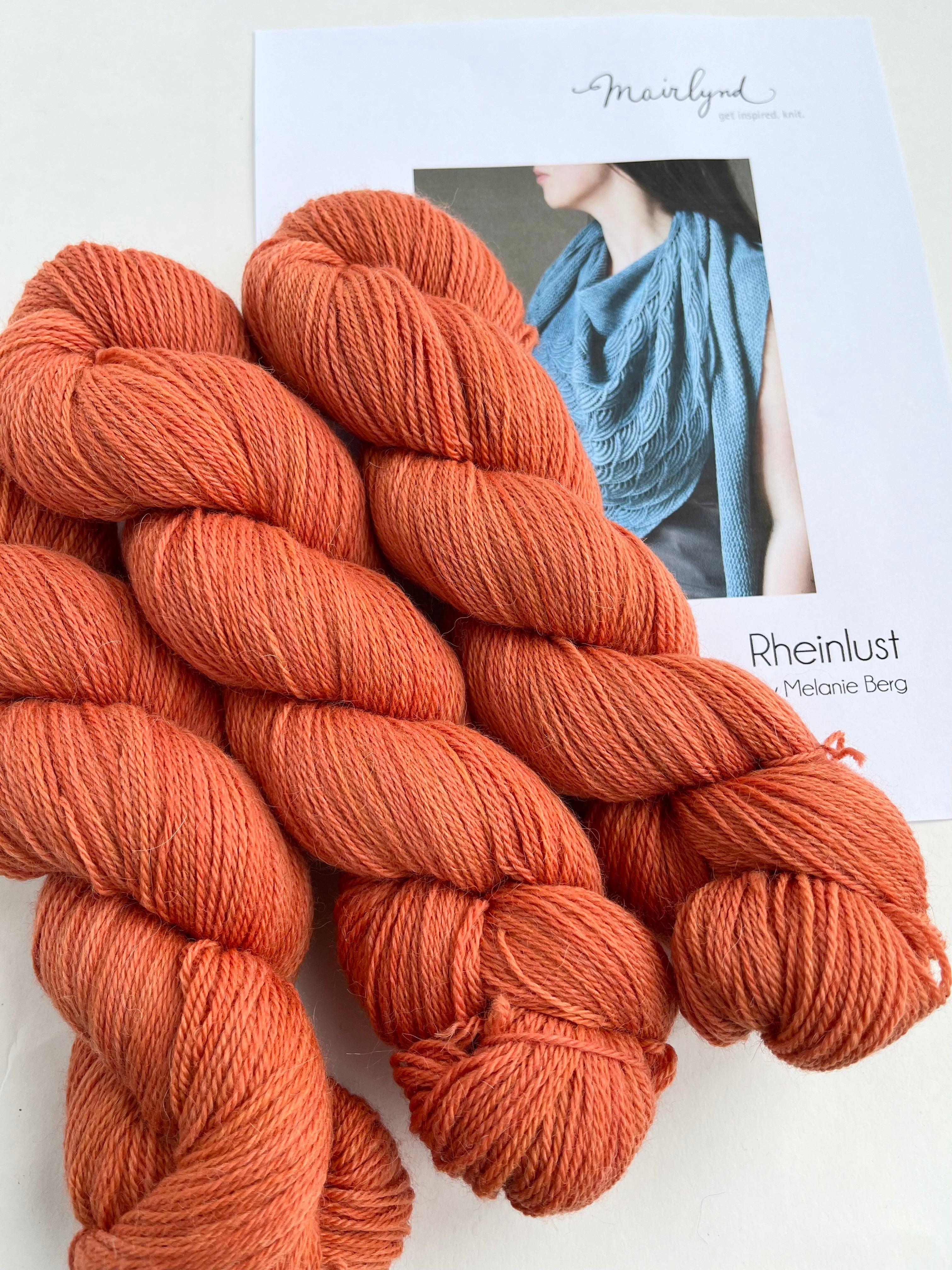 Pumpkin - Rheinlust Shawl kit