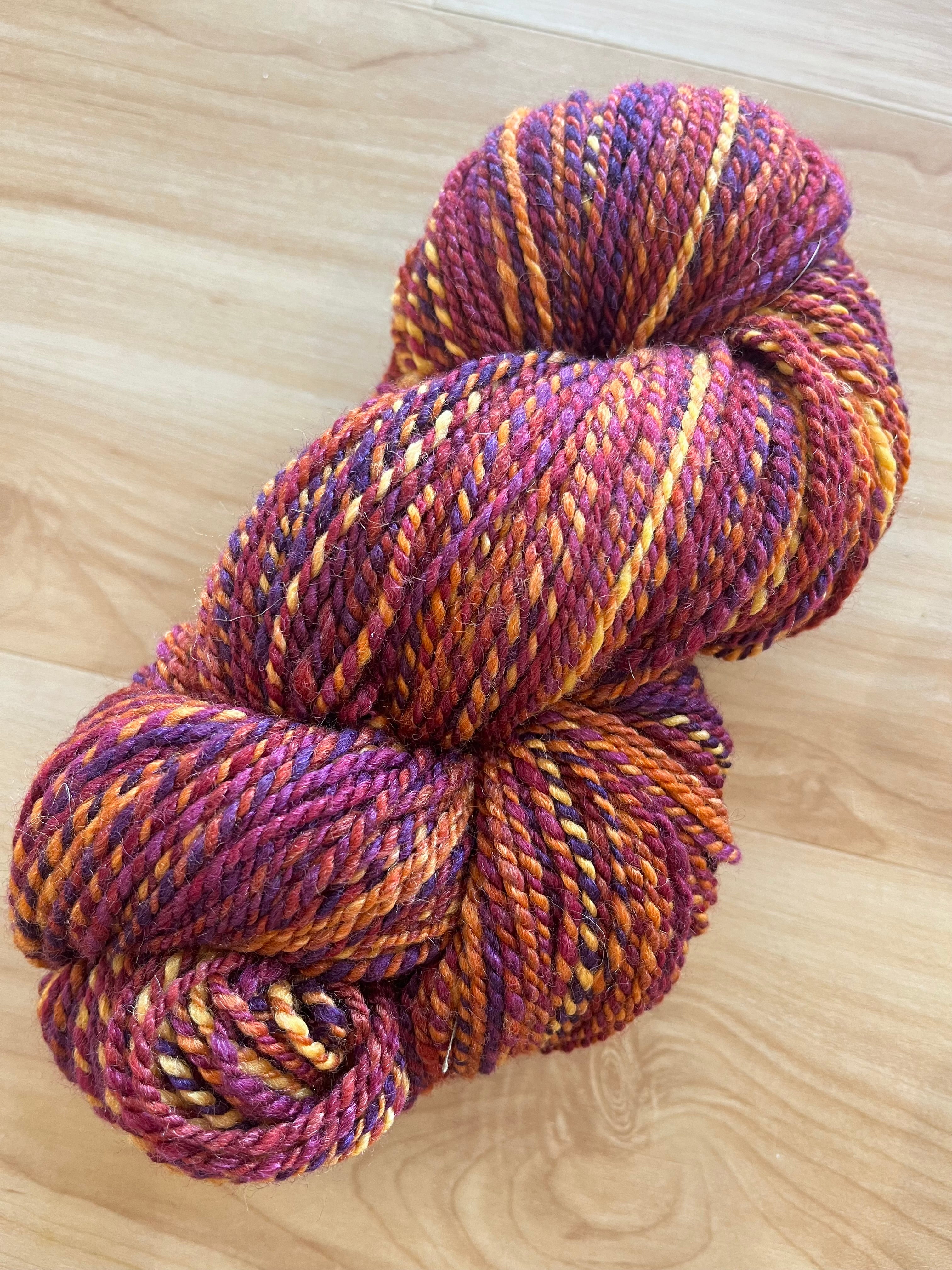 Handspun yarn from Cherry Creek Yarns